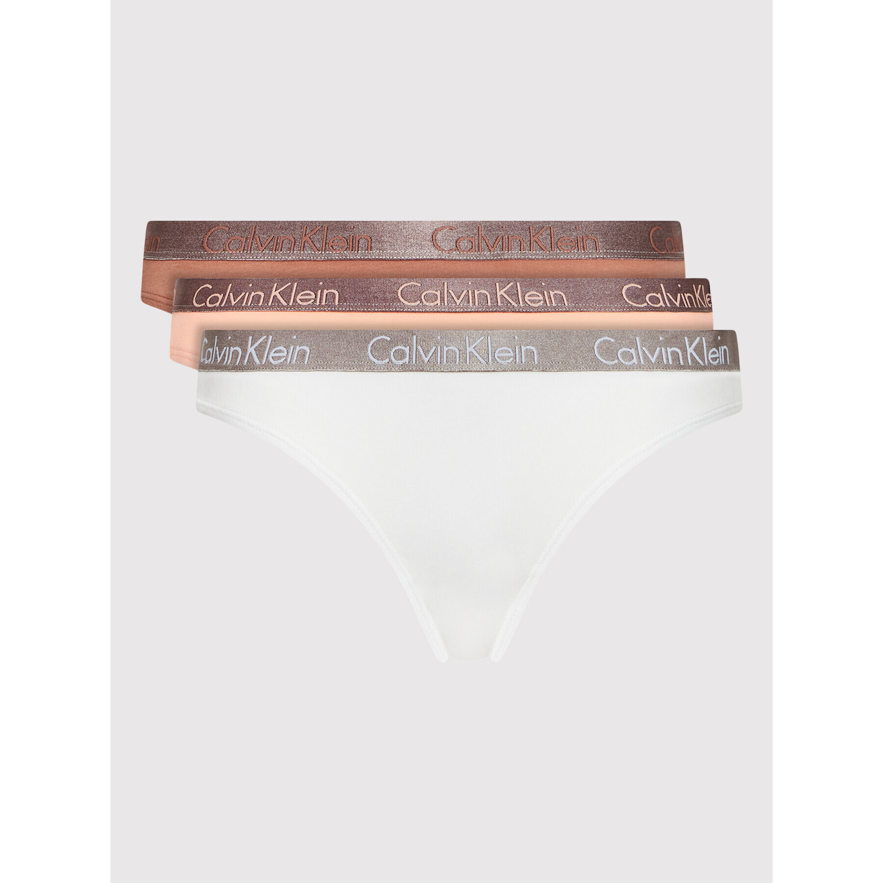 Calvin Klein Underwear Sada 3 kusů klasických kalhotek 000QD3561E Barevná - Pepit.cz