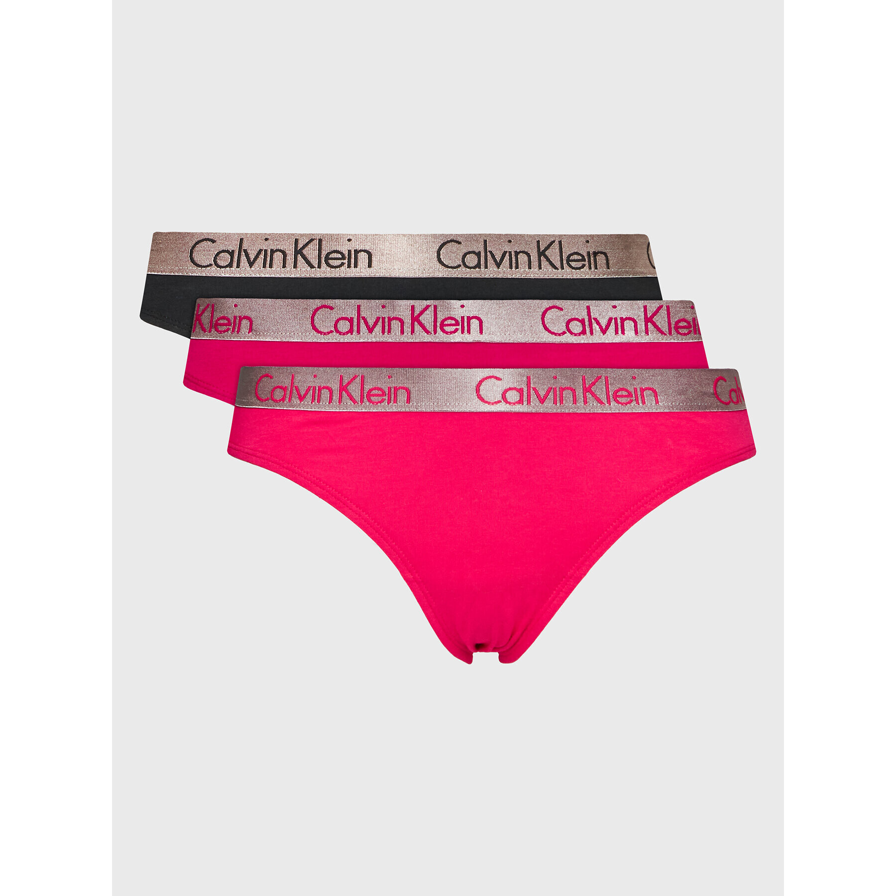 Calvin Klein Underwear Sada 3 kusů klasických kalhotek 000QD3561E Barevná - Pepit.cz