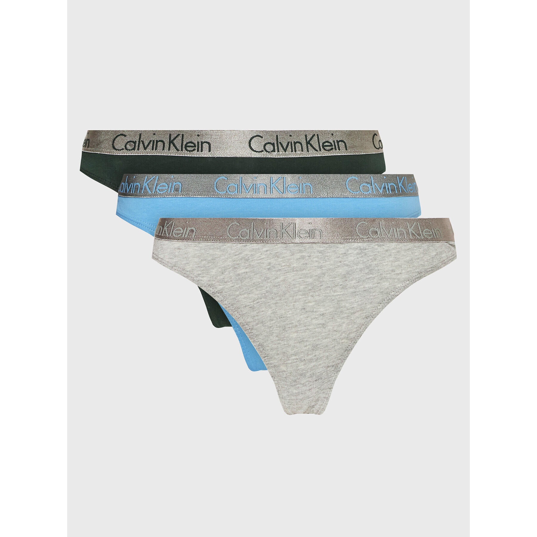 Calvin Klein Underwear Sada 3 kusů klasických kalhotek 000QD3561E Barevná - Pepit.cz