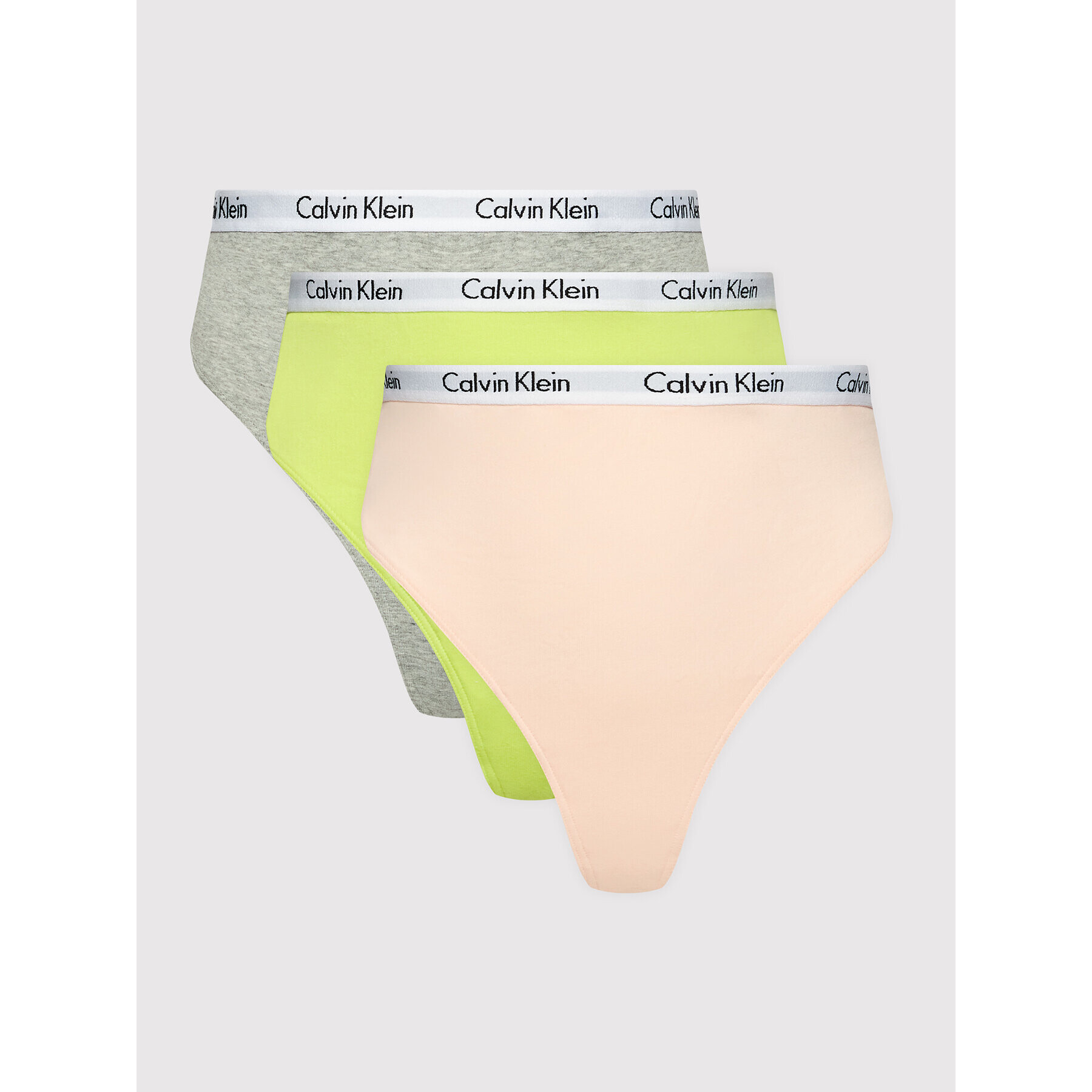 Calvin Klein Underwear Sada 3 kusů klasických kalhotek 000QD3801E Barevná - Pepit.cz