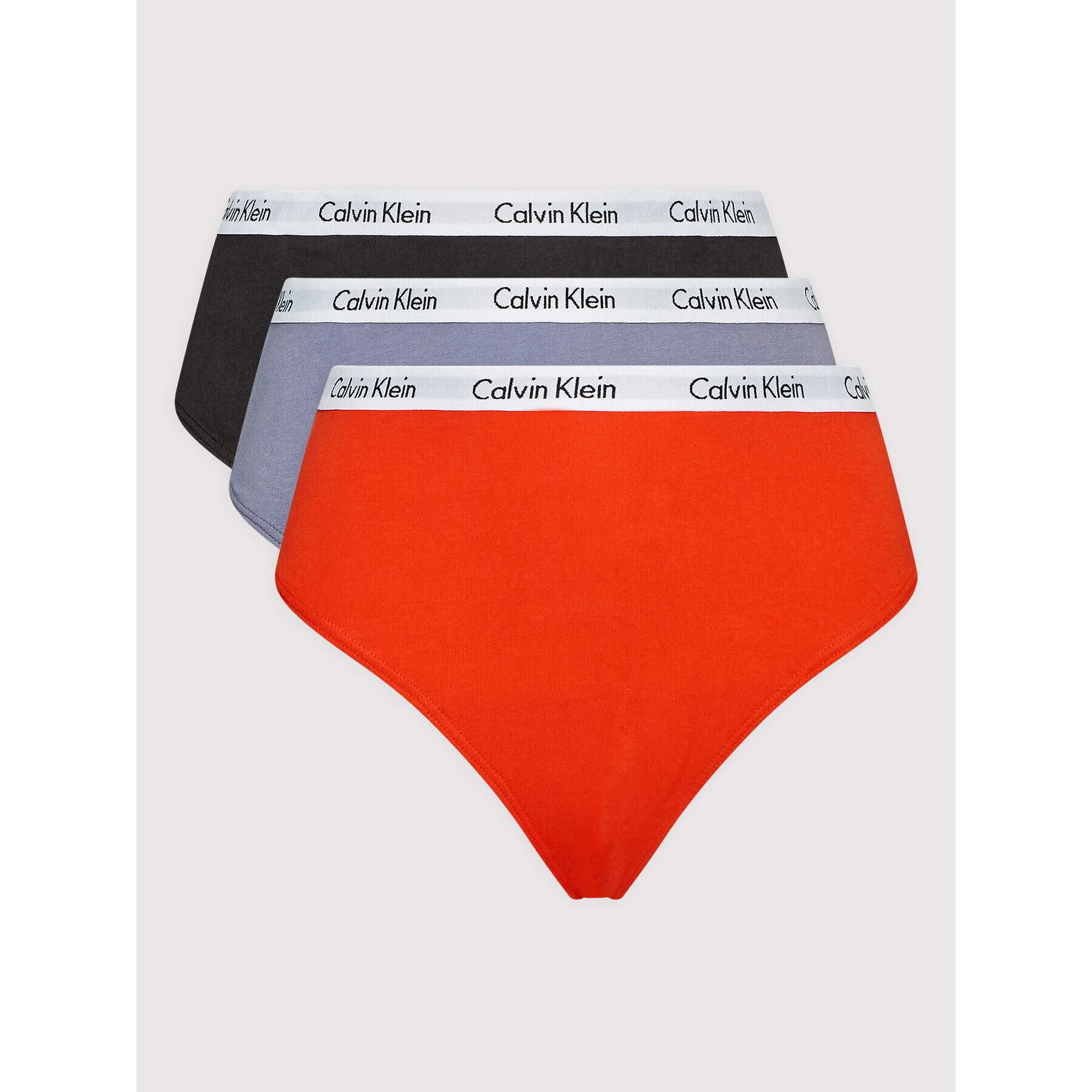 Calvin Klein Underwear Sada 3 kusů klasických kalhotek 000QD3801E Barevná - Pepit.cz