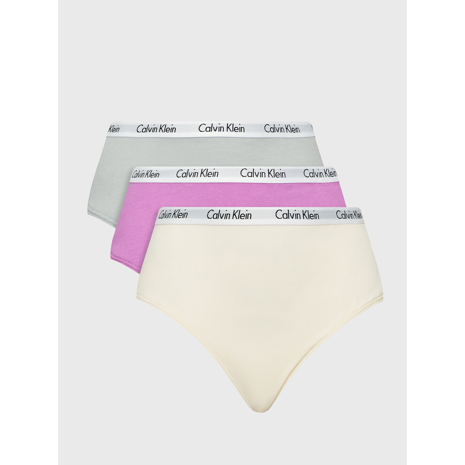 Calvin Klein Underwear Sada 3 kusů klasických kalhotek 000QD3801E Barevná - Pepit.cz