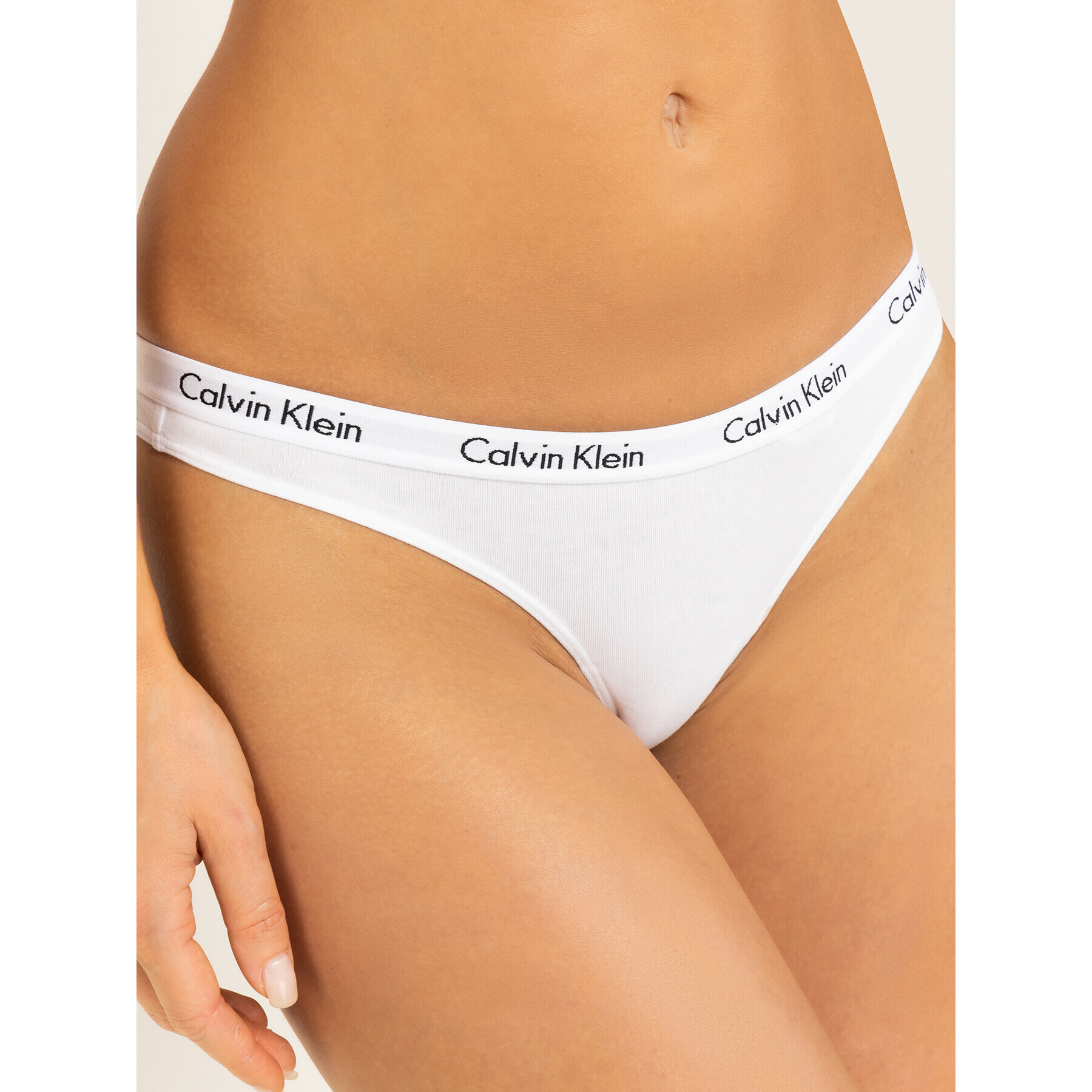 Calvin Klein Underwear Sada 3 kusů string kalhotek 000QD3587E Barevná - Pepit.cz