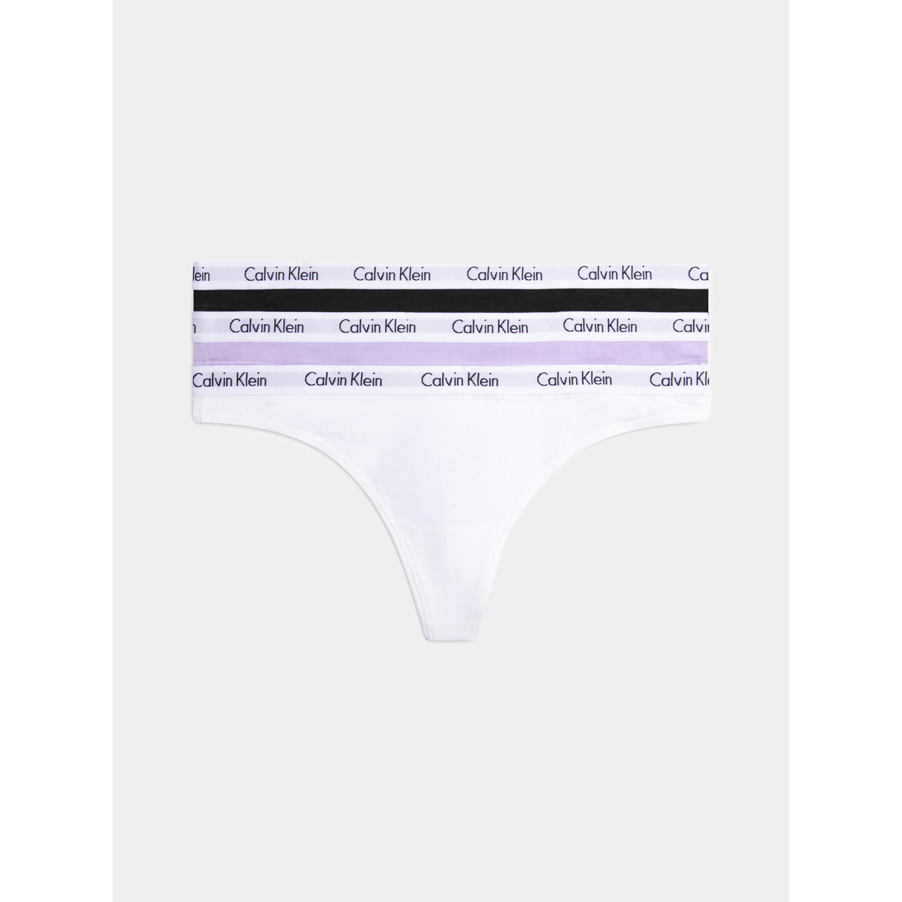 Calvin Klein Underwear Sada 3 kusů string kalhotek 000QD3587E Barevná - Pepit.cz