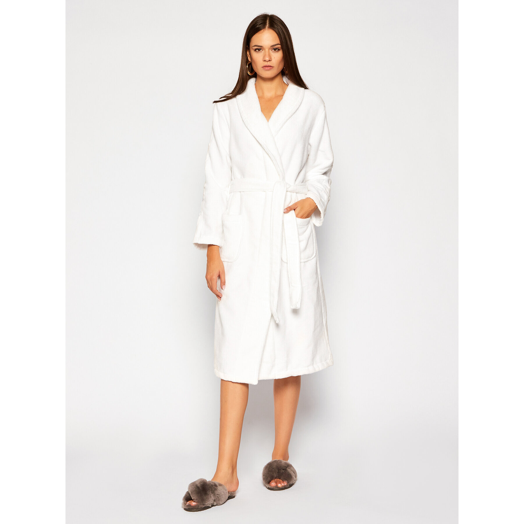 Calvin Klein Underwear Župan Robe 000EW1159E Bílá - Pepit.cz