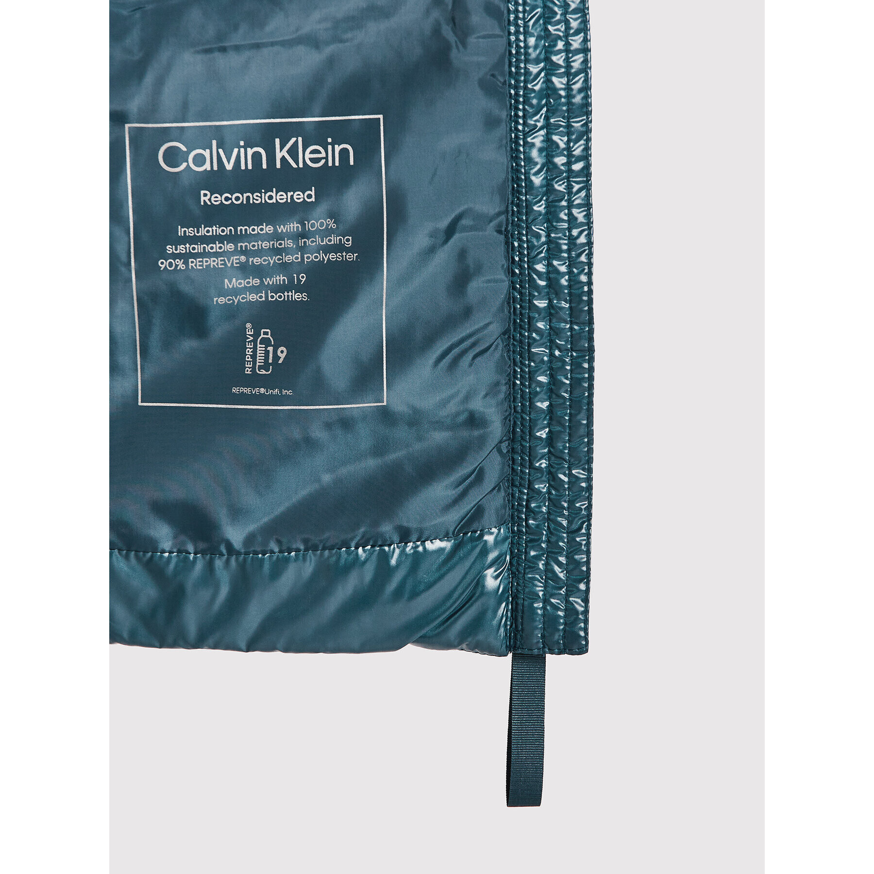 Calvin Klein Vatovaná bunda K20K204867 Modrá Regular Fit - Pepit.cz