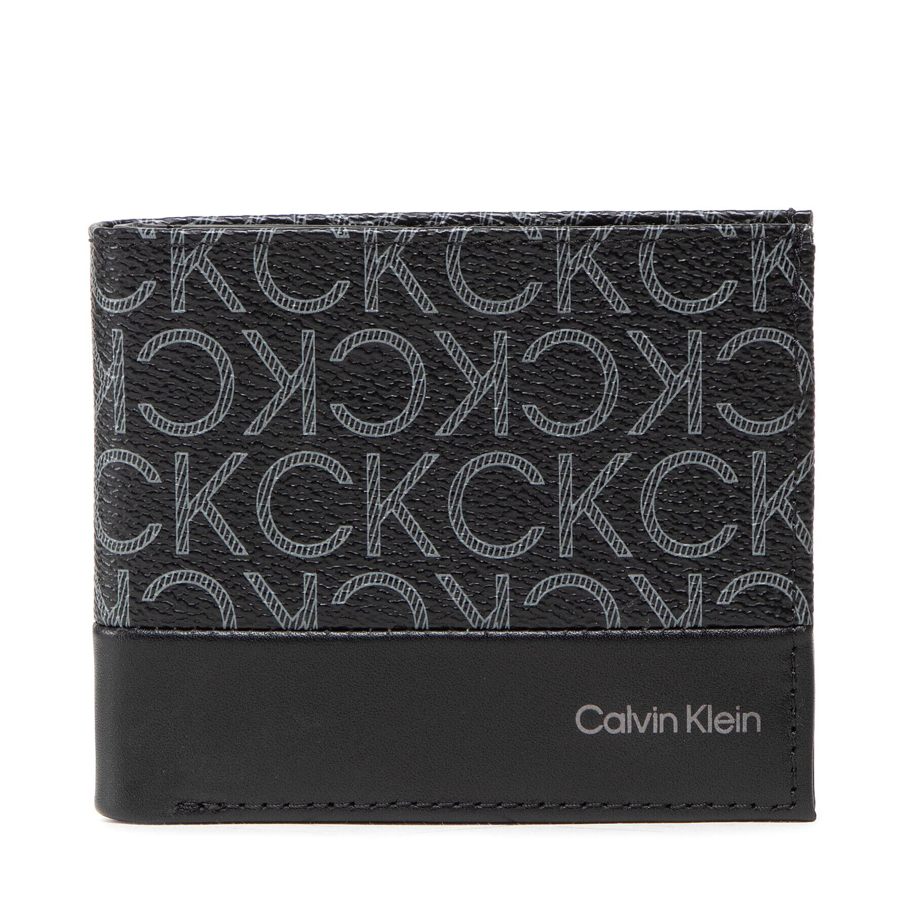 Calvin Klein Velká pánská peněženka Subtle Mono Bifold 5Cc W/Coin K50K509237 Černá - Pepit.cz