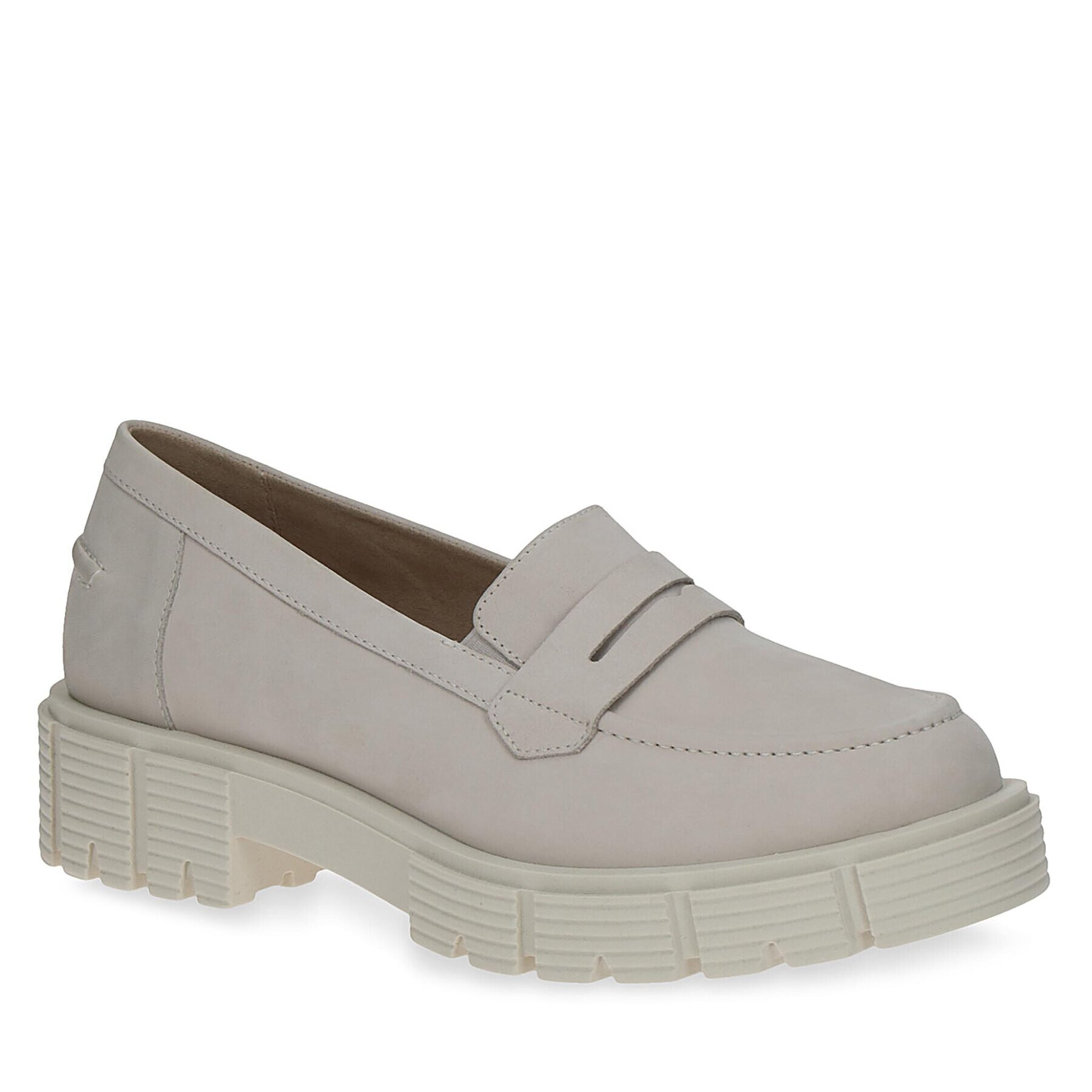 Caprice Loafersy 9-24755-20 Écru - Pepit.cz