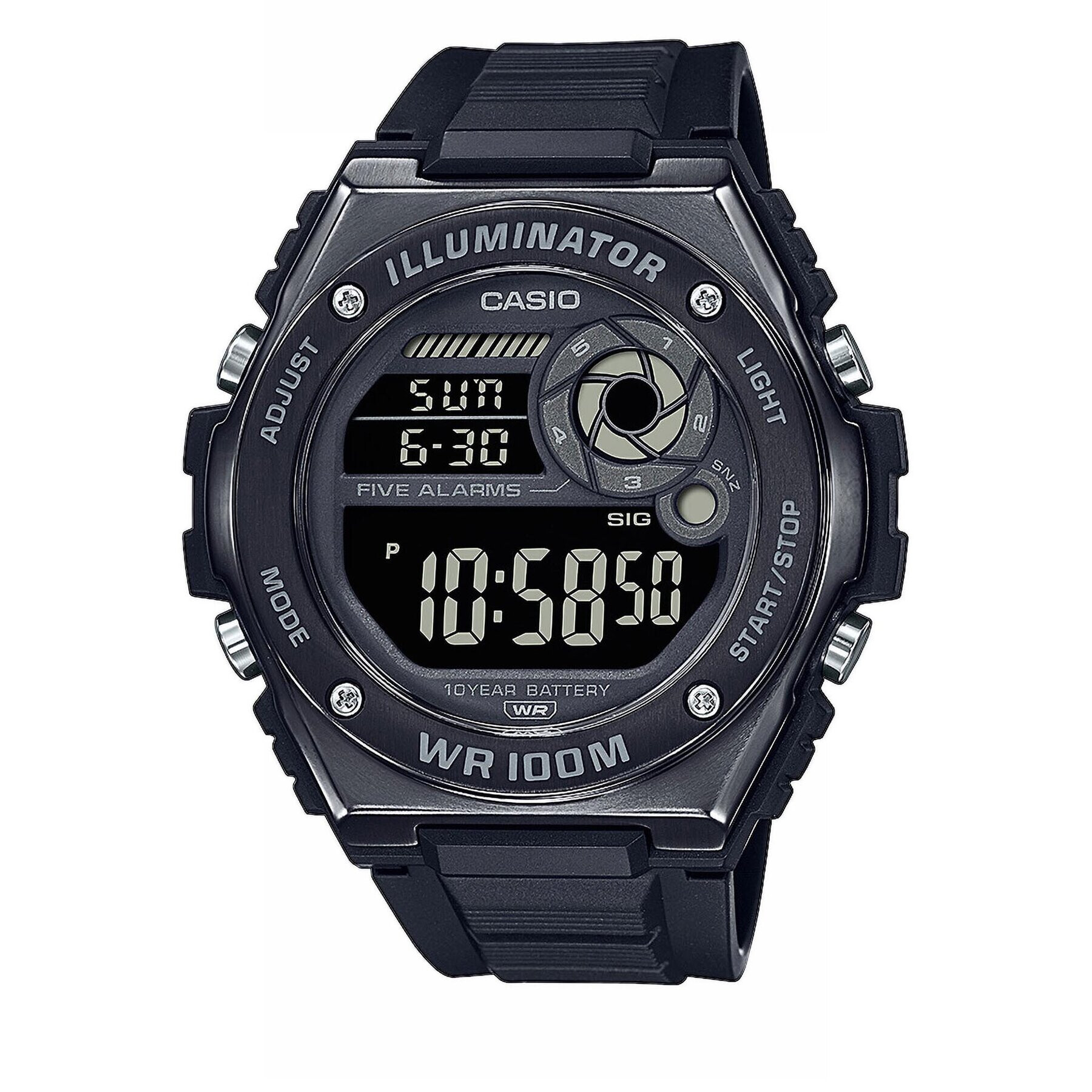 Casio Hodinky Digital MWD-100HB-1BVEF Černá - Pepit.cz