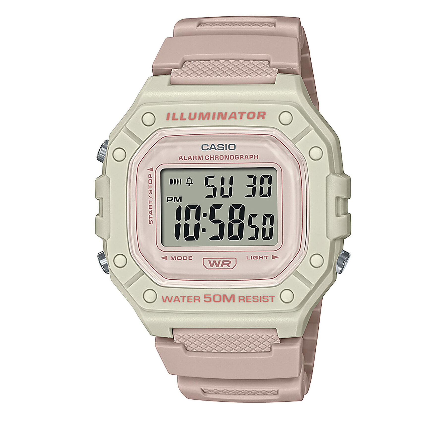 Casio Hodinky W-218HC-4A2VEF Růžová - Pepit.cz