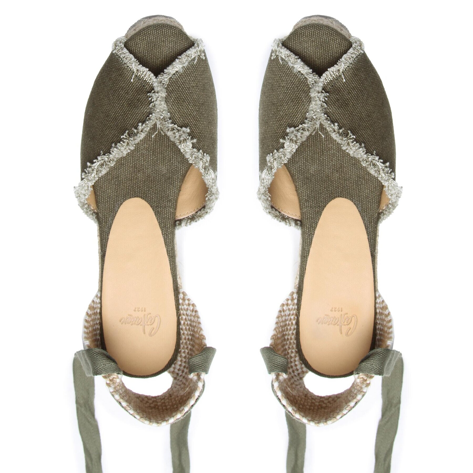 Castañer Espadrilky Brianda/6/002 022993-414 Zelená - Pepit.cz