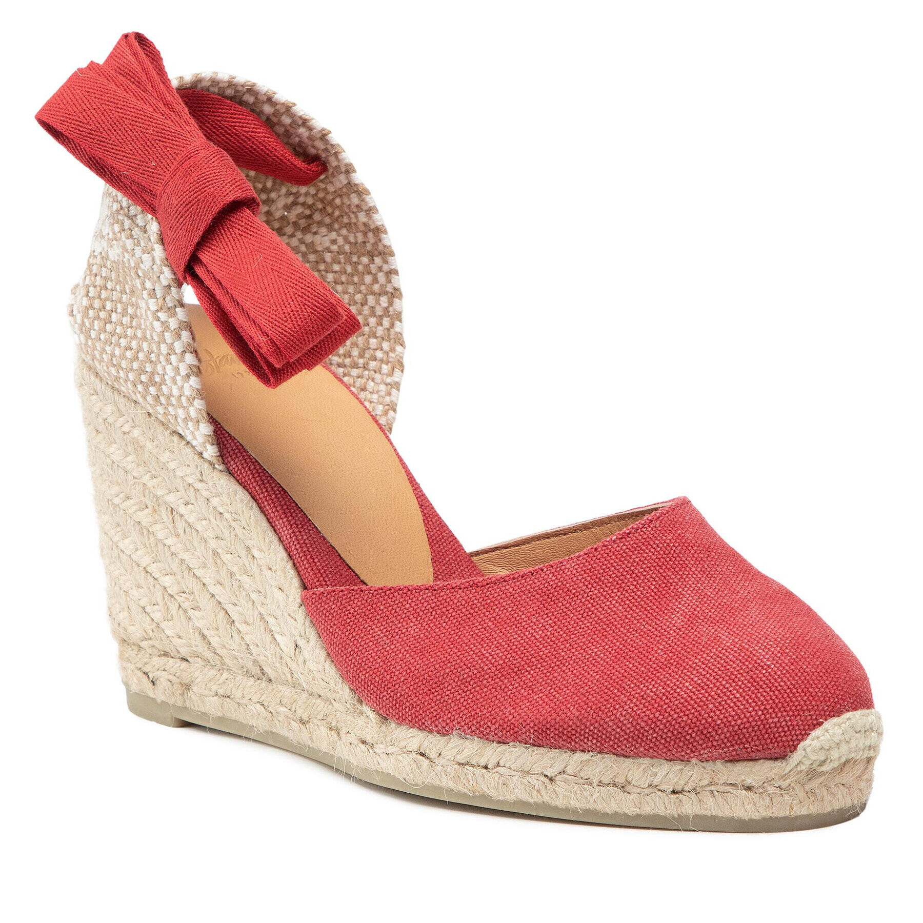 Castañer Espadrilky Carina/8/002 021642-604 Červená - Pepit.cz