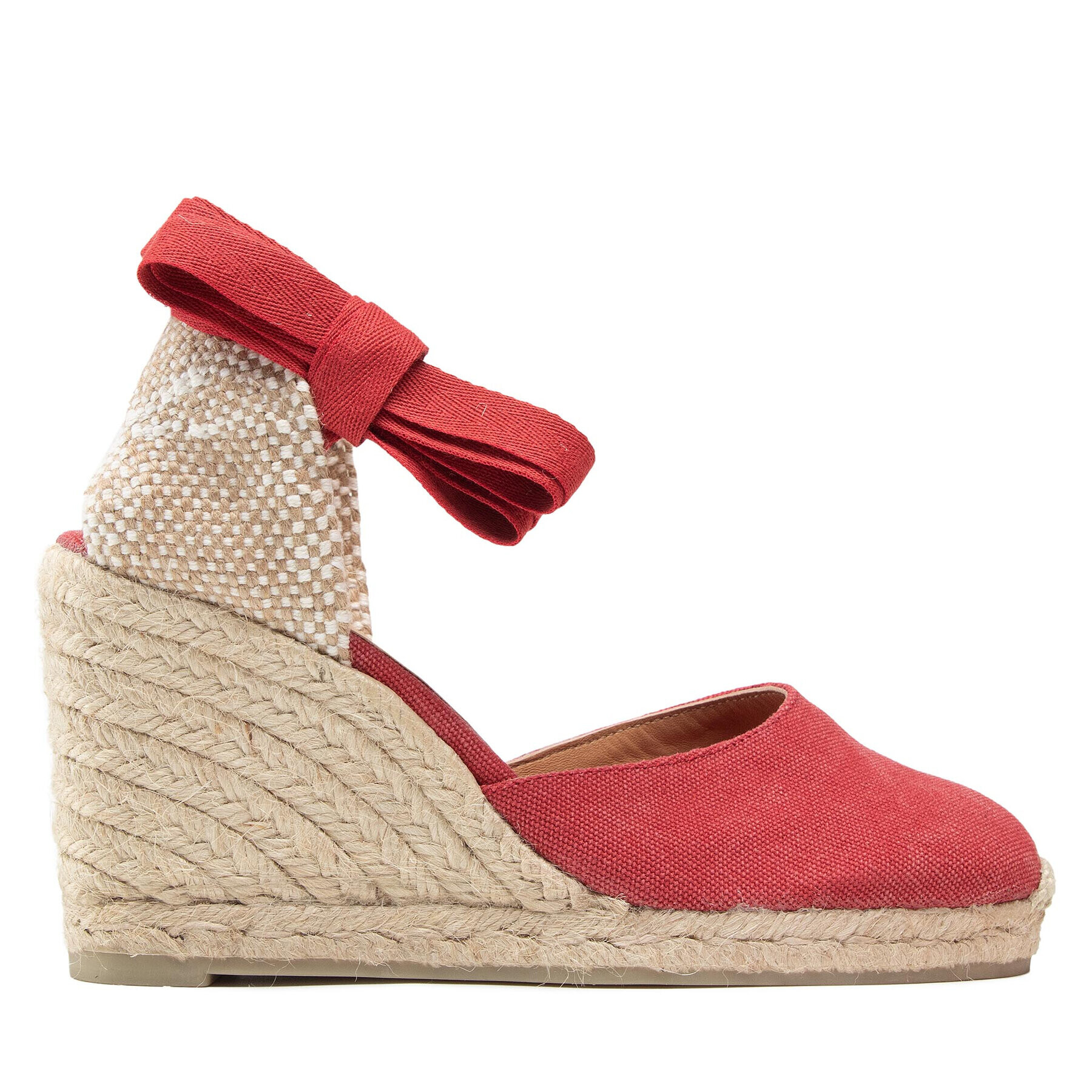 Castañer Espadrilky Carina/8/002 021642-604 Červená - Pepit.cz