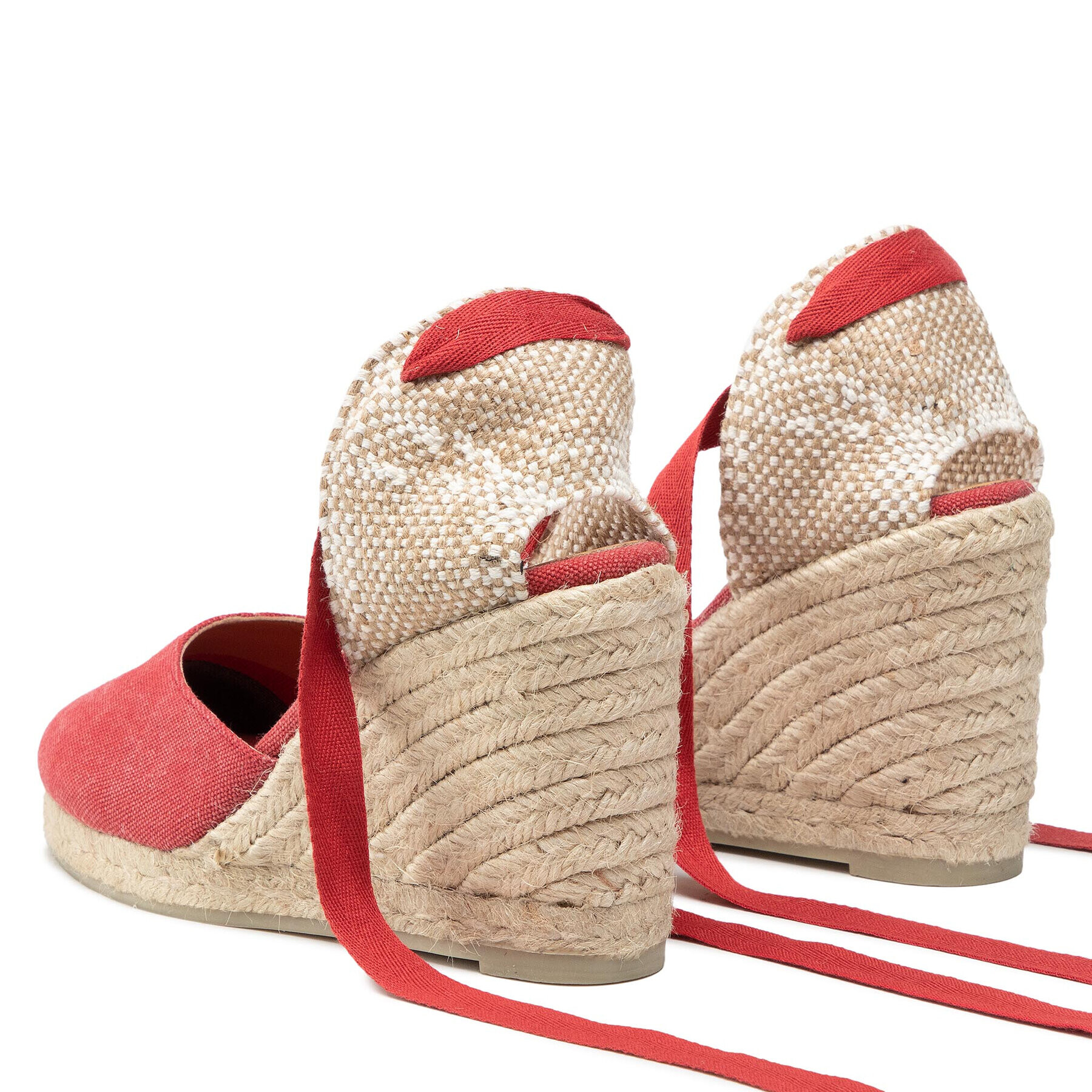 Castañer Espadrilky Carina/8/002 021642-604 Červená - Pepit.cz