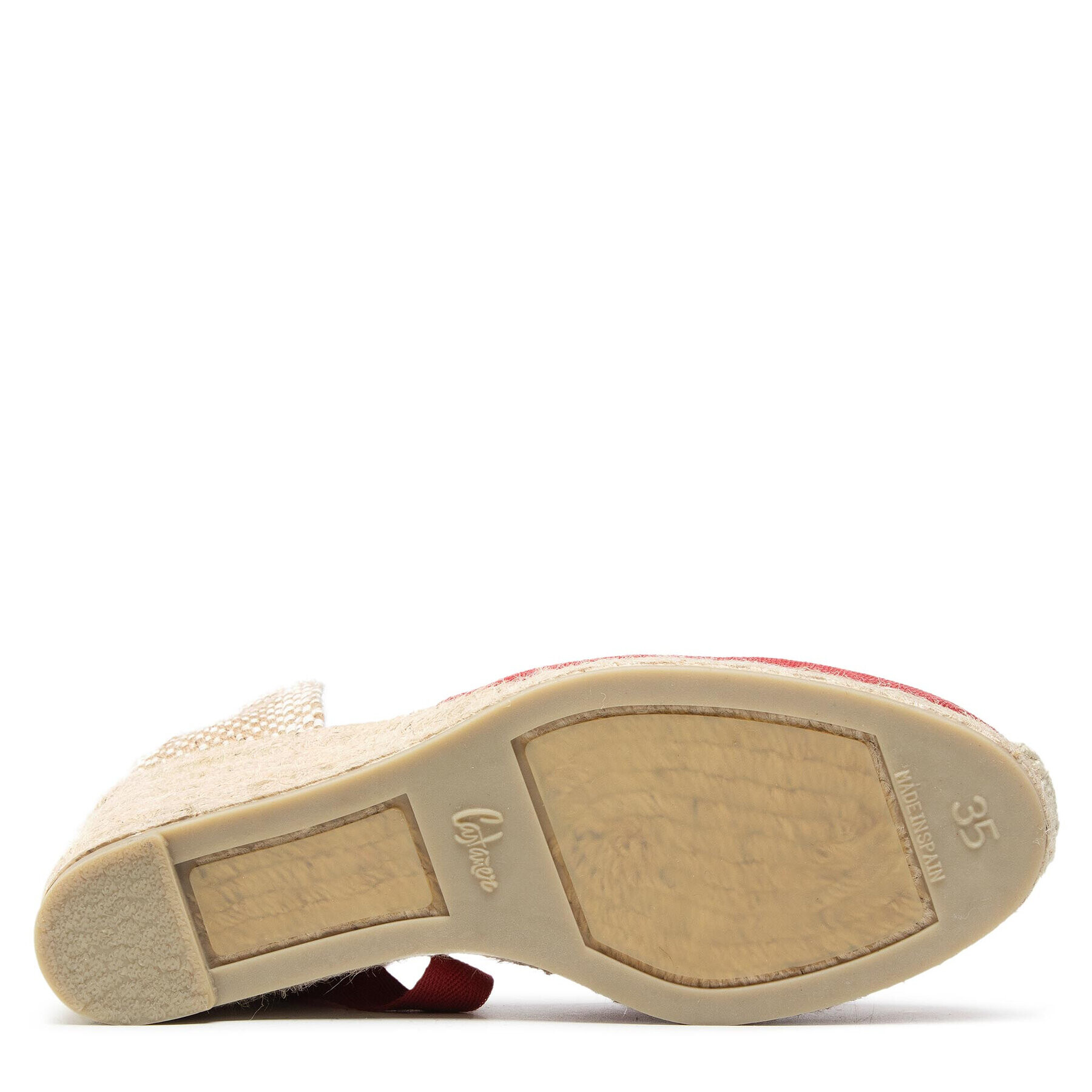 Castañer Espadrilky Carina/8/002 021642-604 Červená - Pepit.cz