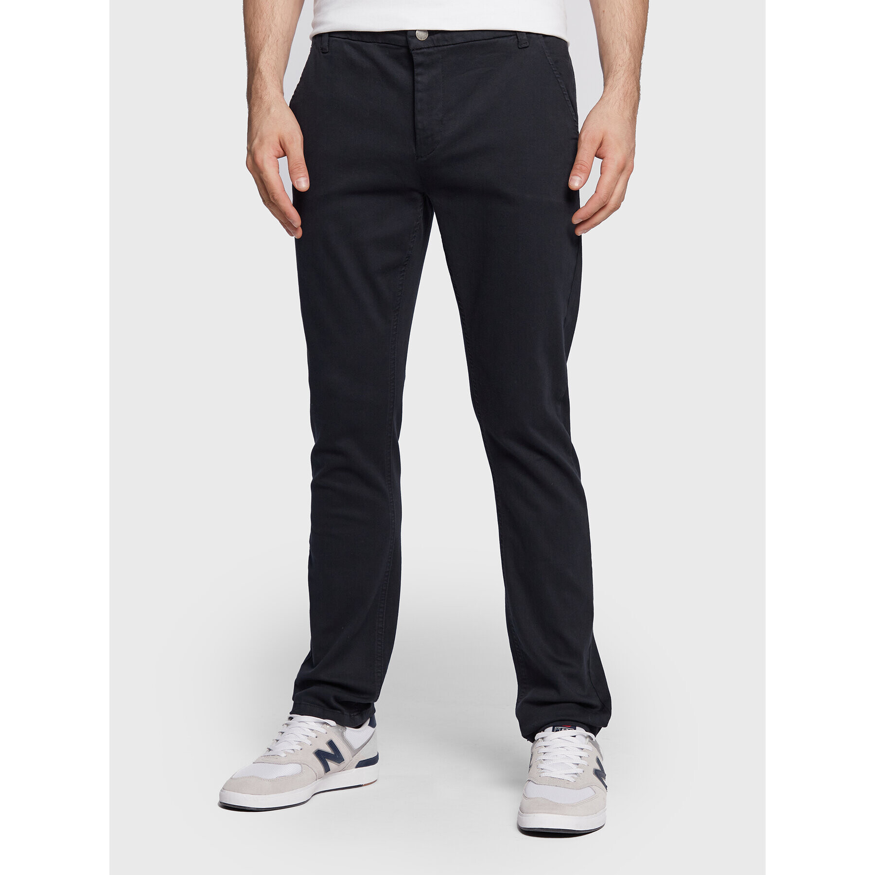 Casual Friday Chino kalhoty Phil 20504239 Tmavomodrá Slim Fit - Pepit.cz