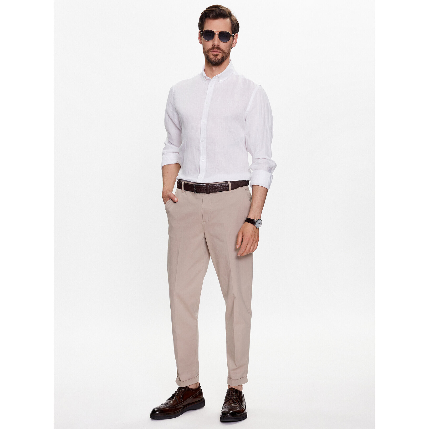 Casual Friday Košile 20504348 Bílá Regular Fit - Pepit.cz