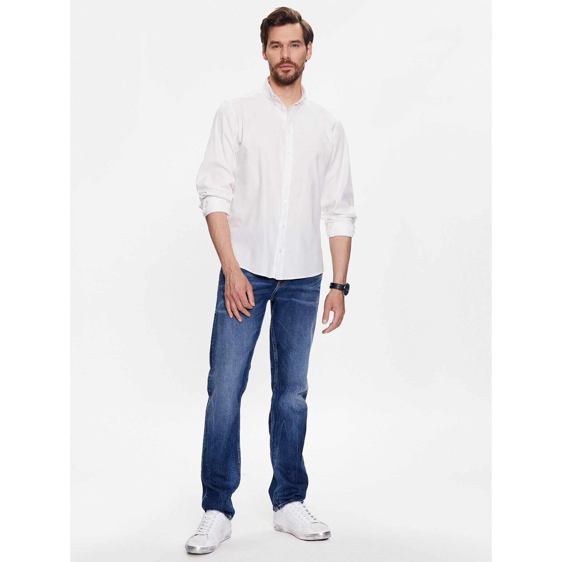 Casual Friday Košile 20504573 Bílá Regular Fit - Pepit.cz