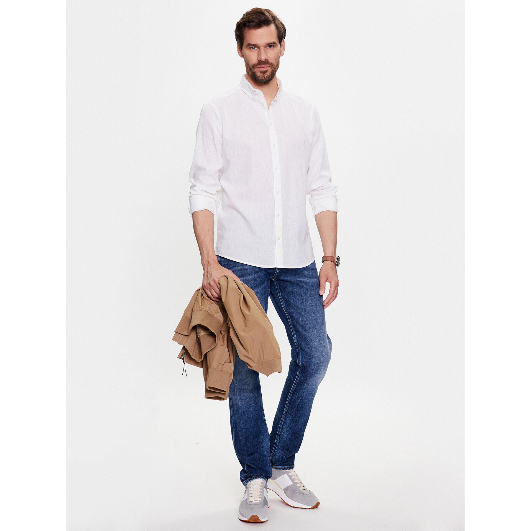 Casual Friday Košile 20504577 Bílá Regular Fit - Pepit.cz