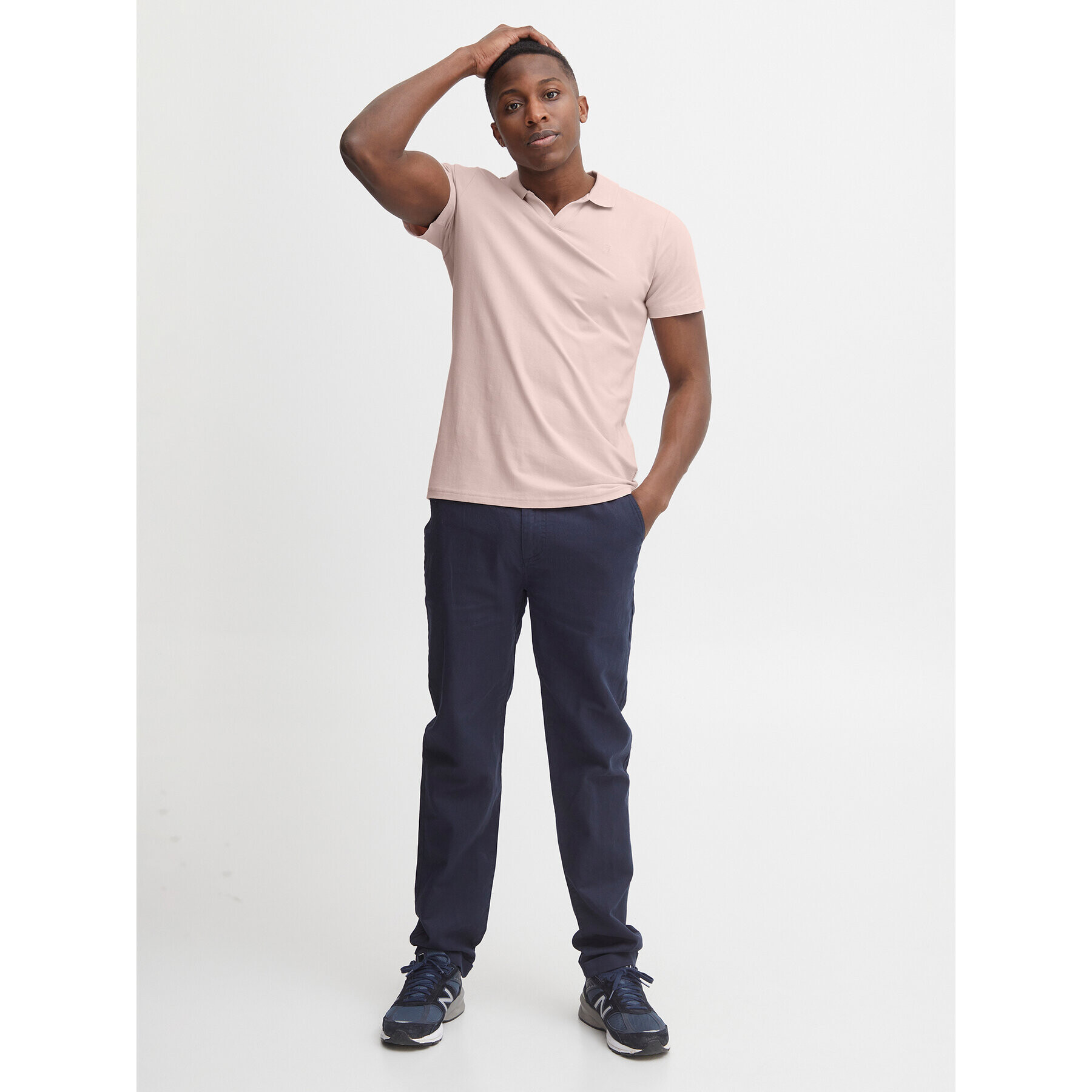 Casual Friday Polokošile 20504293 Růžová Regular Fit - Pepit.cz