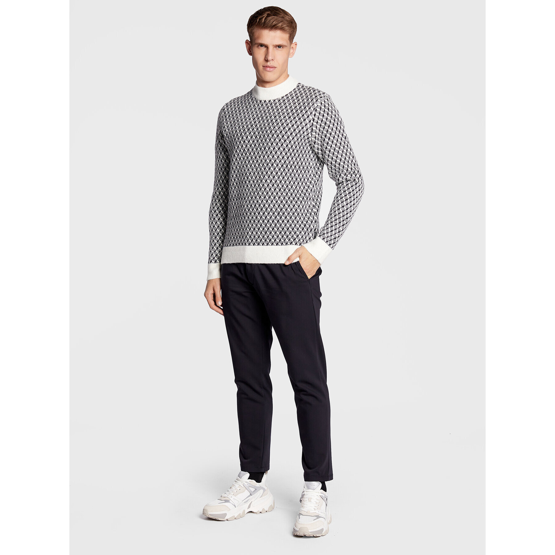 Casual Friday Svetr Karl 20504502 Šedá Regular Fit - Pepit.cz