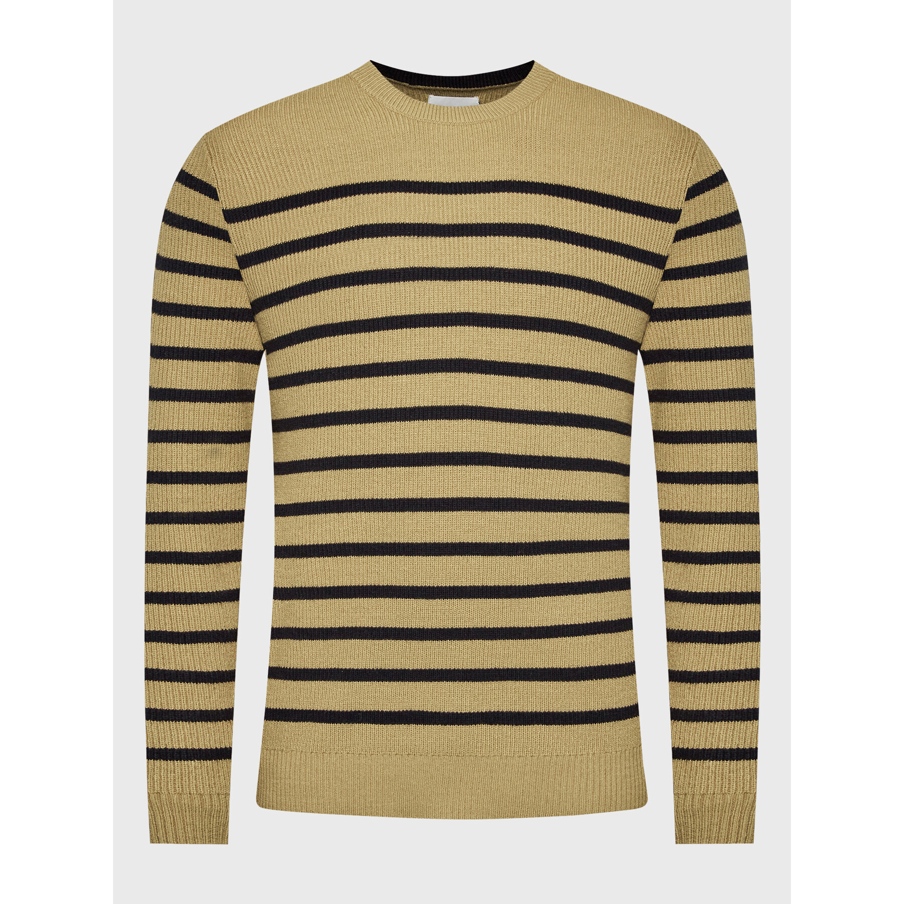 Casual Friday Svetr Karl Striped 20504400 Béžová Regular Fit - Pepit.cz