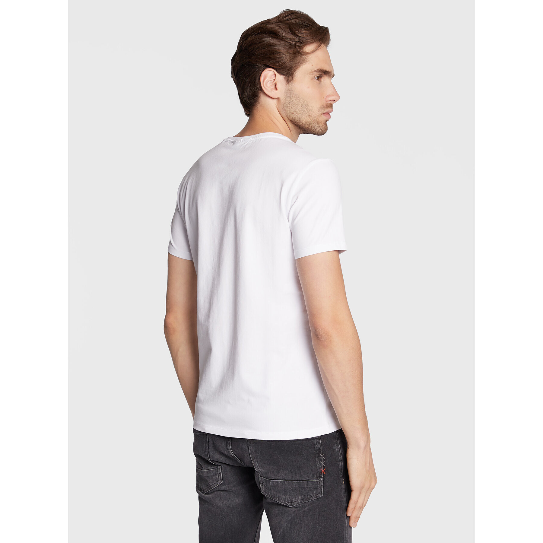 Casual Friday T-Shirt Lincoln 20503062 Bílá Slim Fit - Pepit.cz