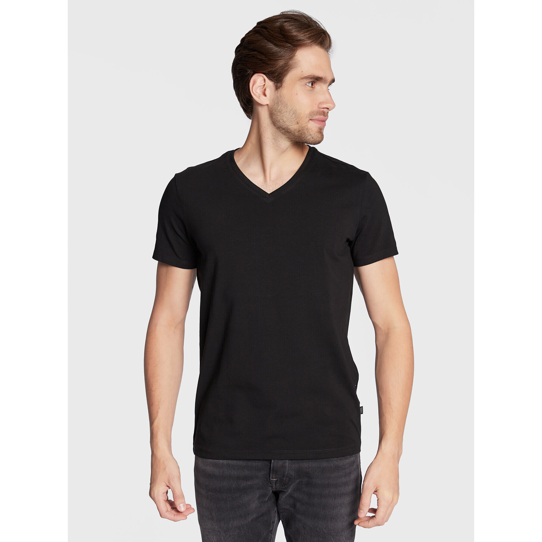 Casual Friday T-Shirt Lincoln 20503062 Černá Slim Fit - Pepit.cz