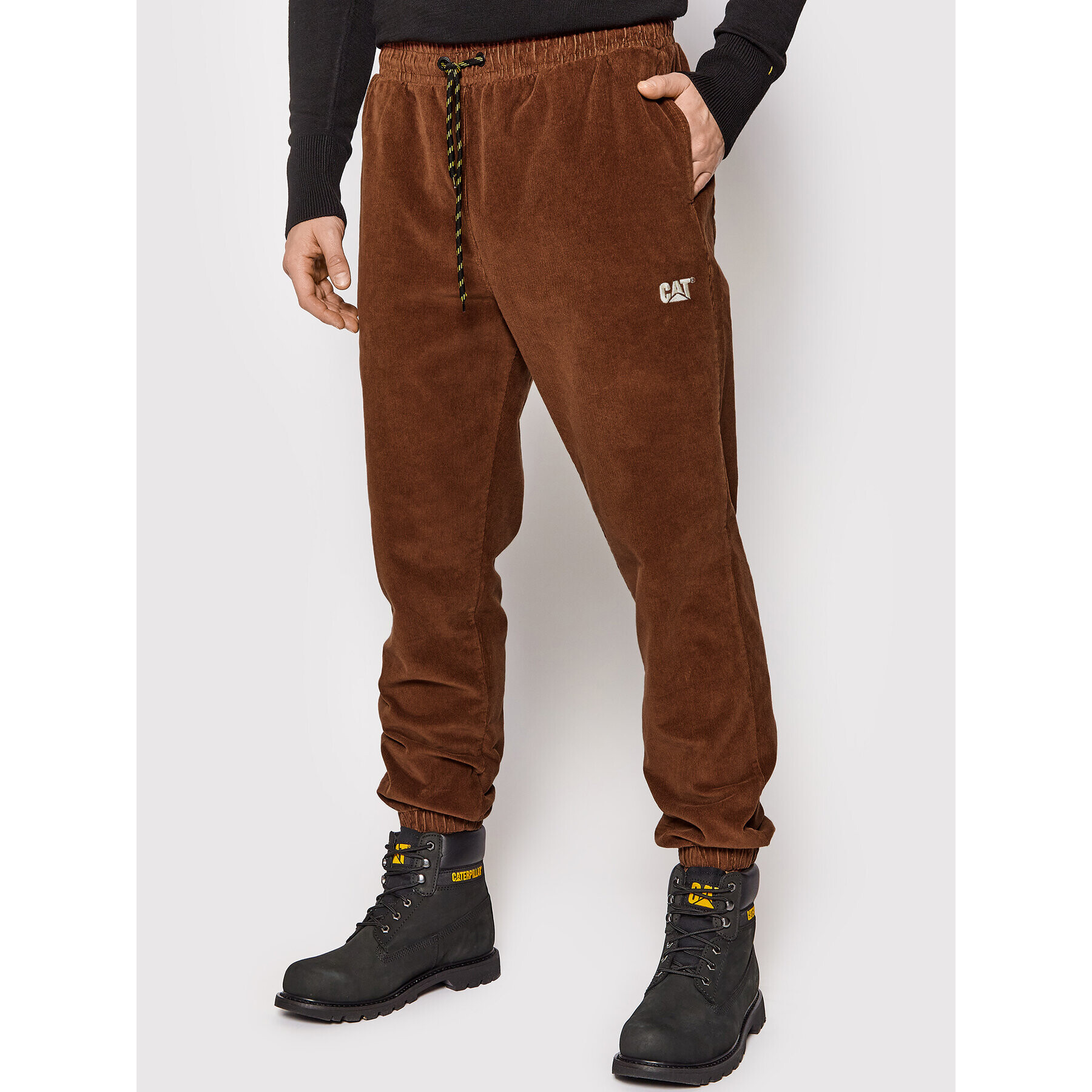 CATerpillar Joggers kalhoty 2810304 Hnědá Regular Fit - Pepit.cz