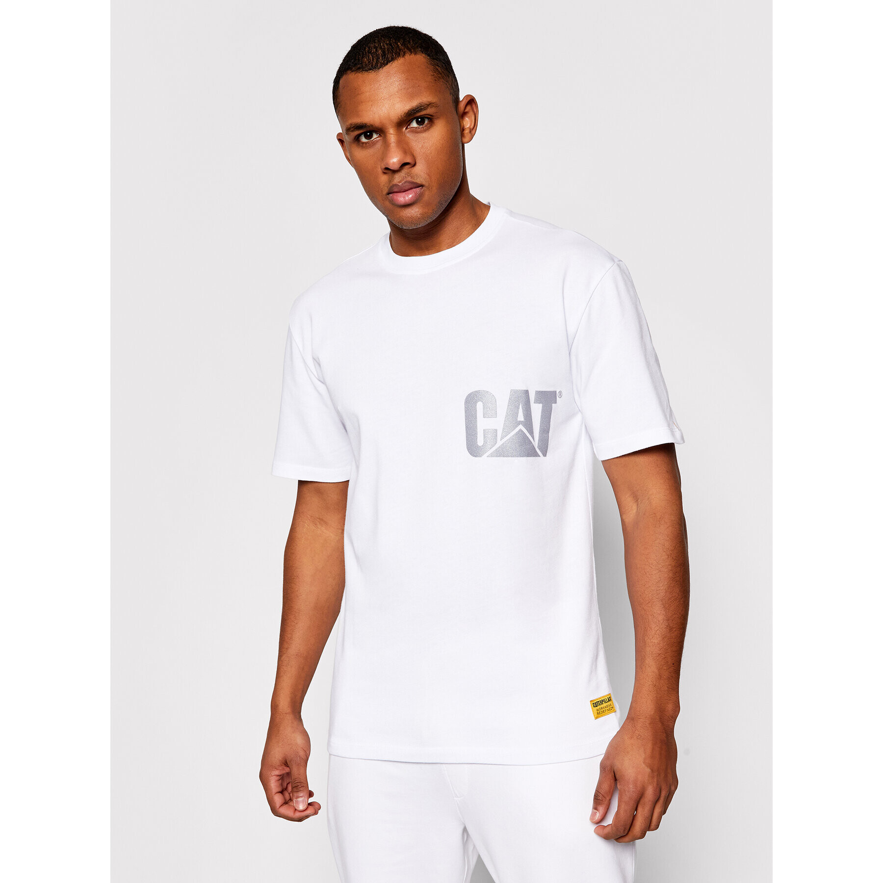 CATerpillar T-Shirt 2511548 Bílá Regular Fit - Pepit.cz