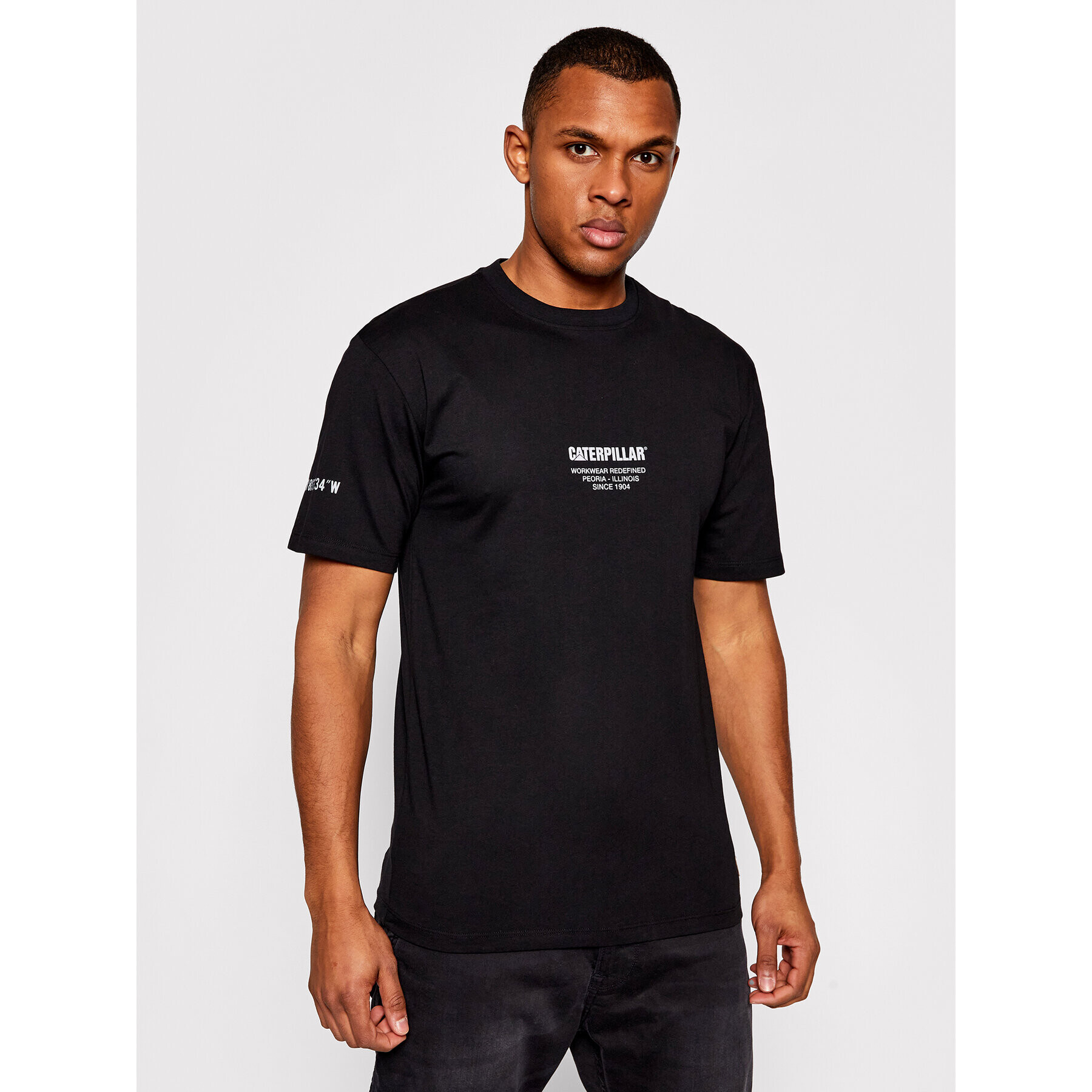 CATerpillar T-Shirt 2511549 Černá Regular Fit - Pepit.cz