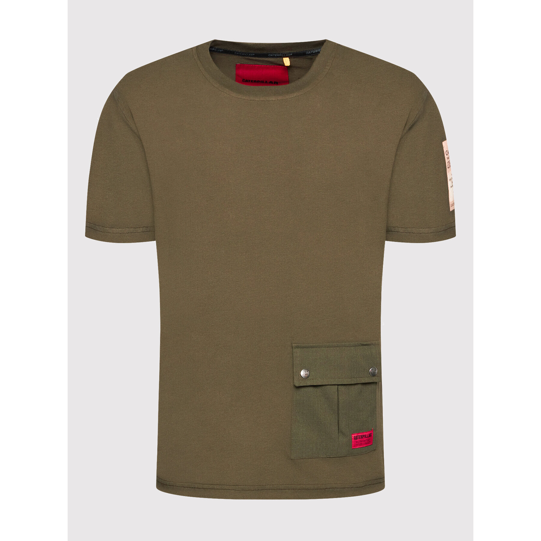 CATerpillar T-Shirt 2511858 Zelená Regular Fit - Pepit.cz