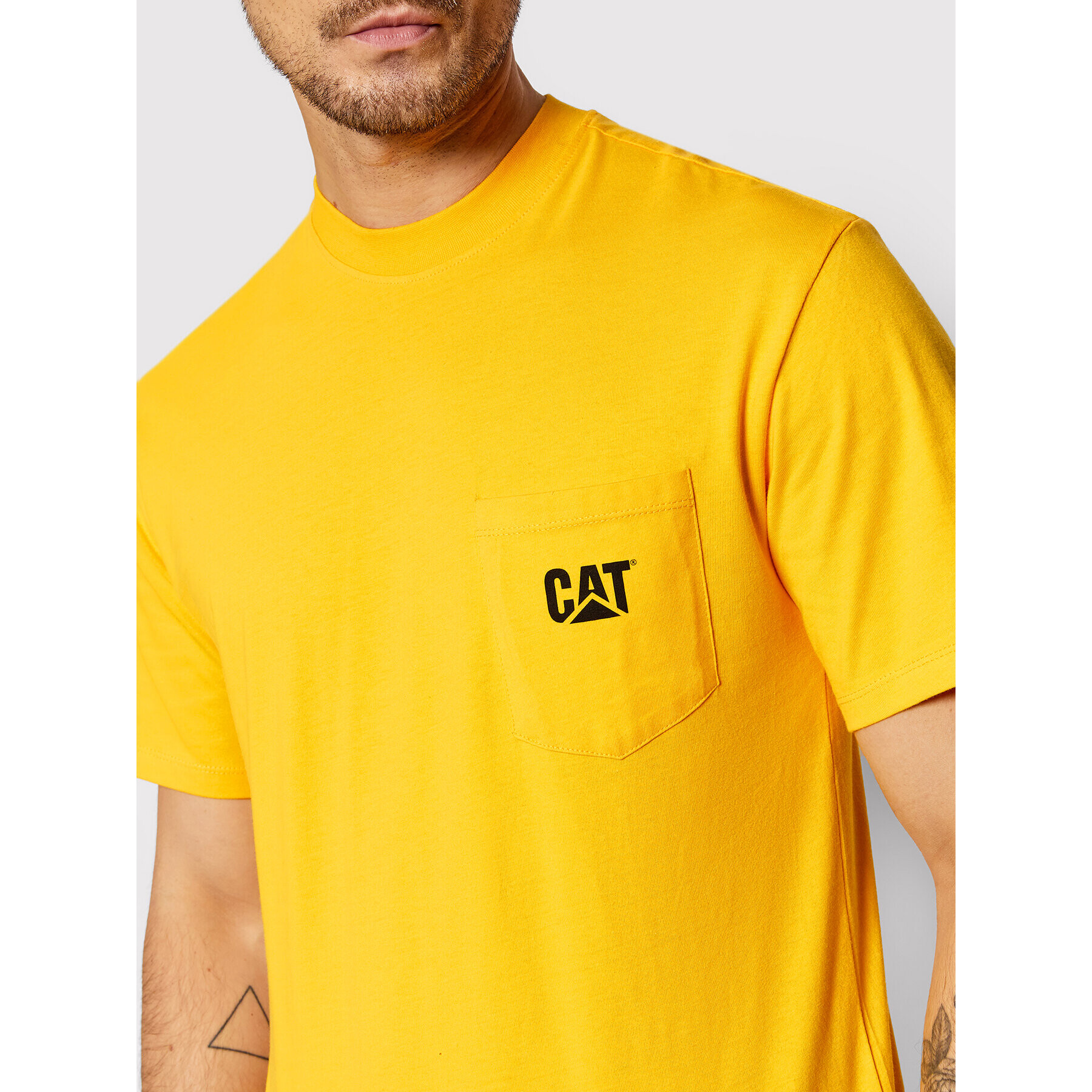 CATerpillar T-Shirt 2511868 Žlutá Regular Fit - Pepit.cz