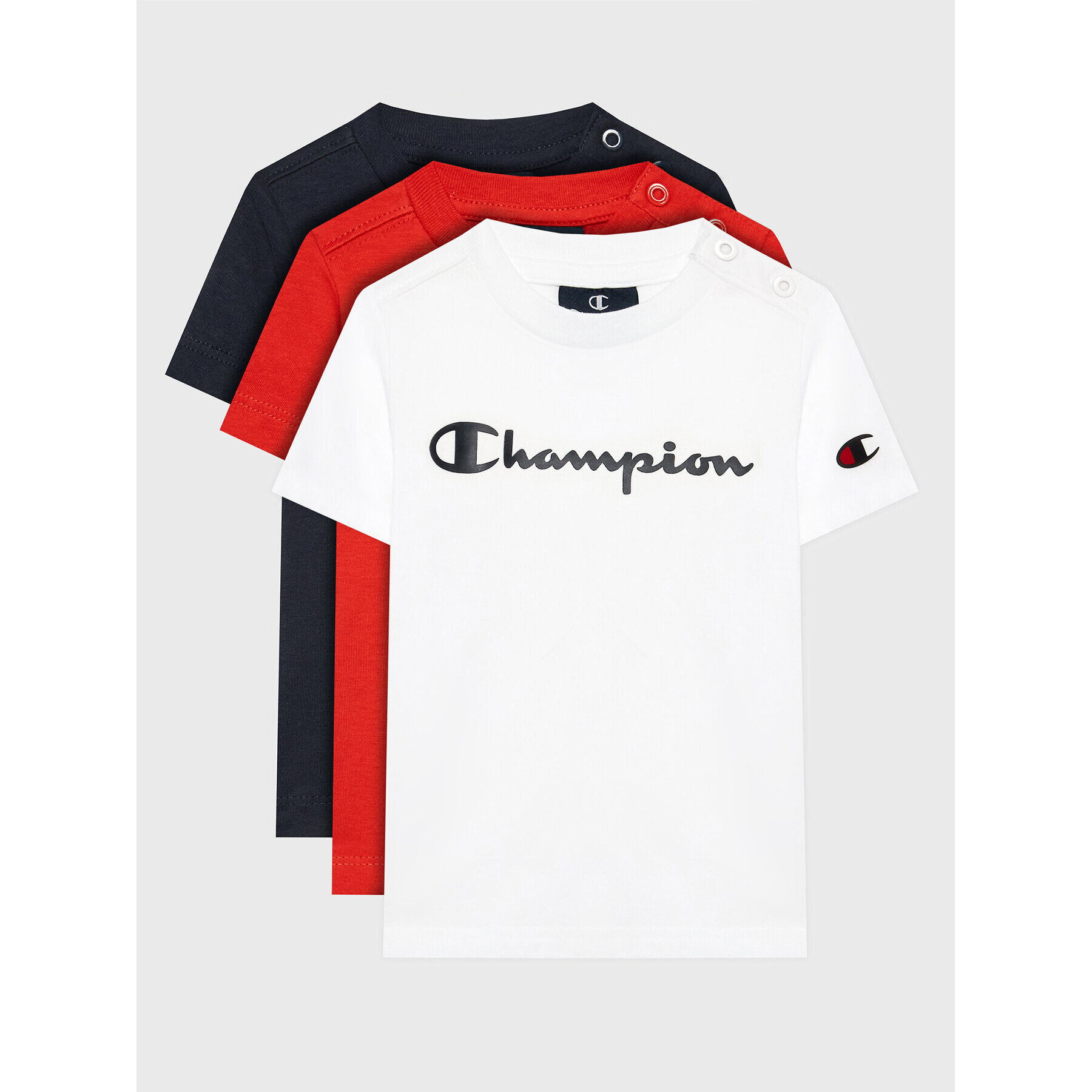 Champion 3-dílná sada T-shirts 305974 Barevná Regular Fit - Pepit.cz