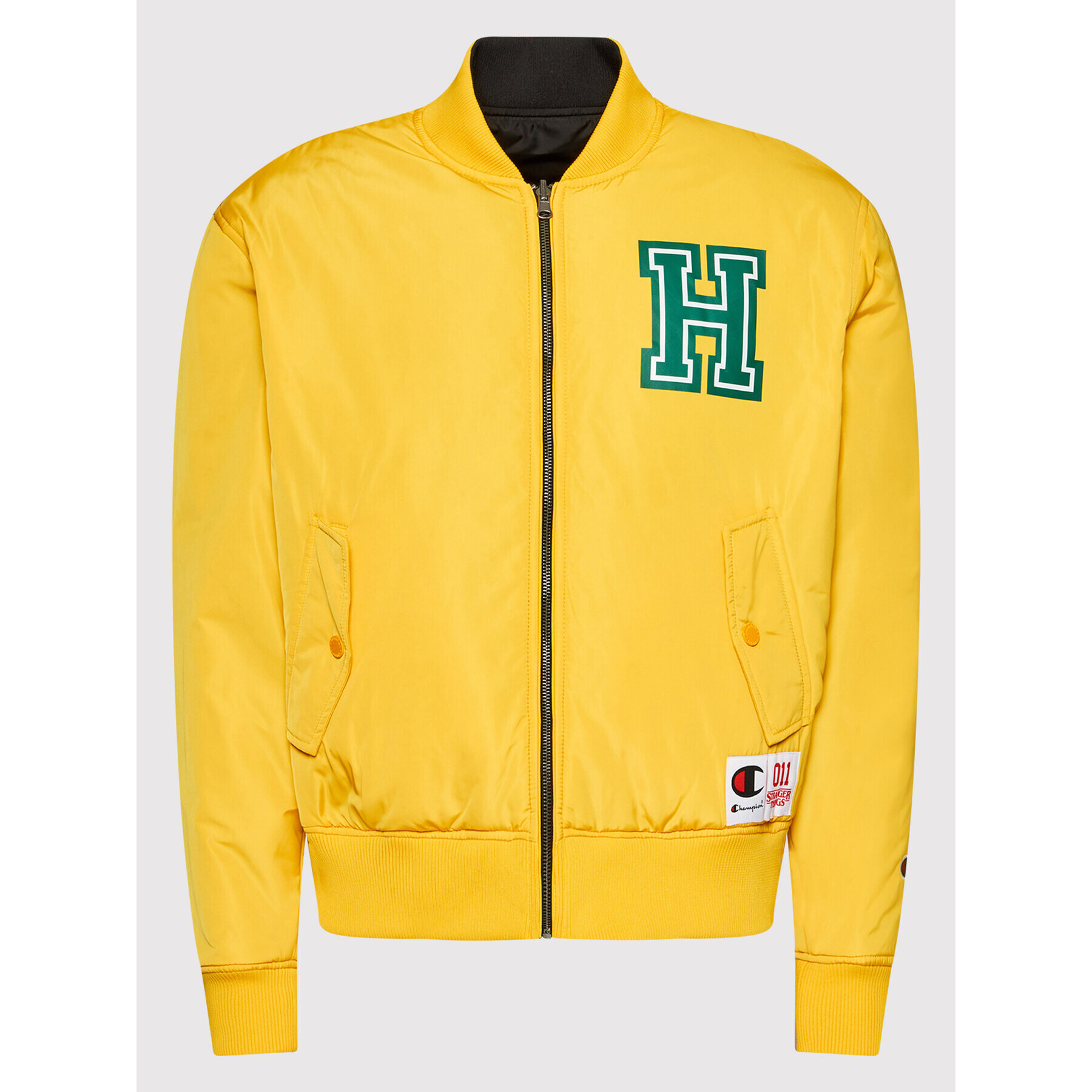 Champion Bunda bomber Unisex STRANGER THINGS Hawkins 217754 Žlutá Regular Fit - Pepit.cz