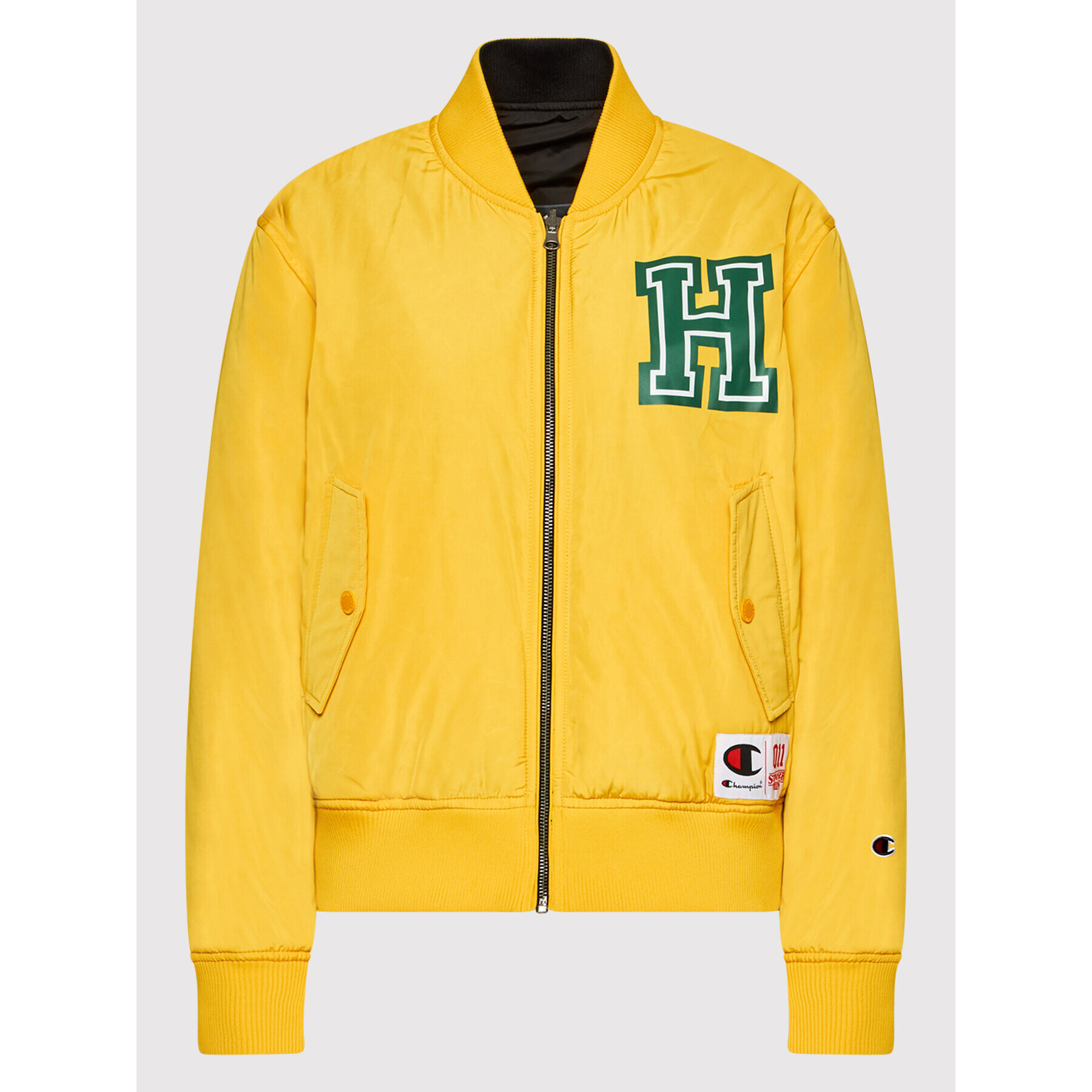 Champion Bunda bomber Unisex STRANGER THINGS Hawkins 217754 Žlutá Regular Fit - Pepit.cz