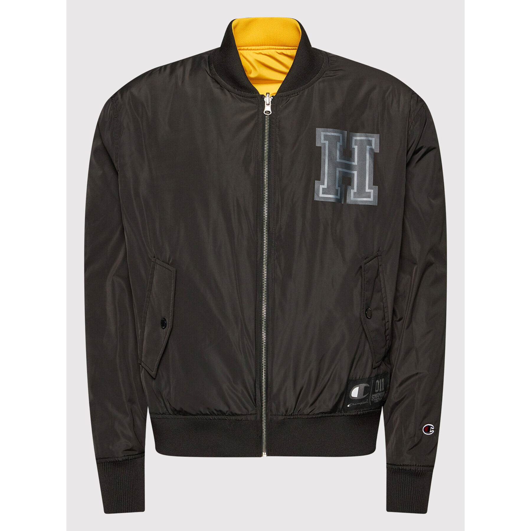 Champion Bunda bomber Unisex STRANGER THINGS Hawkins 217754 Žlutá Regular Fit - Pepit.cz