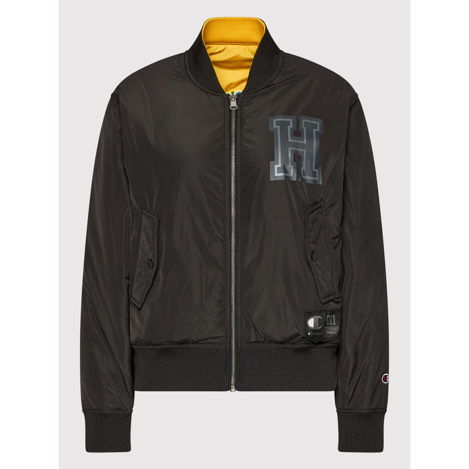 Champion Bunda bomber Unisex STRANGER THINGS Hawkins 217754 Žlutá Regular Fit - Pepit.cz