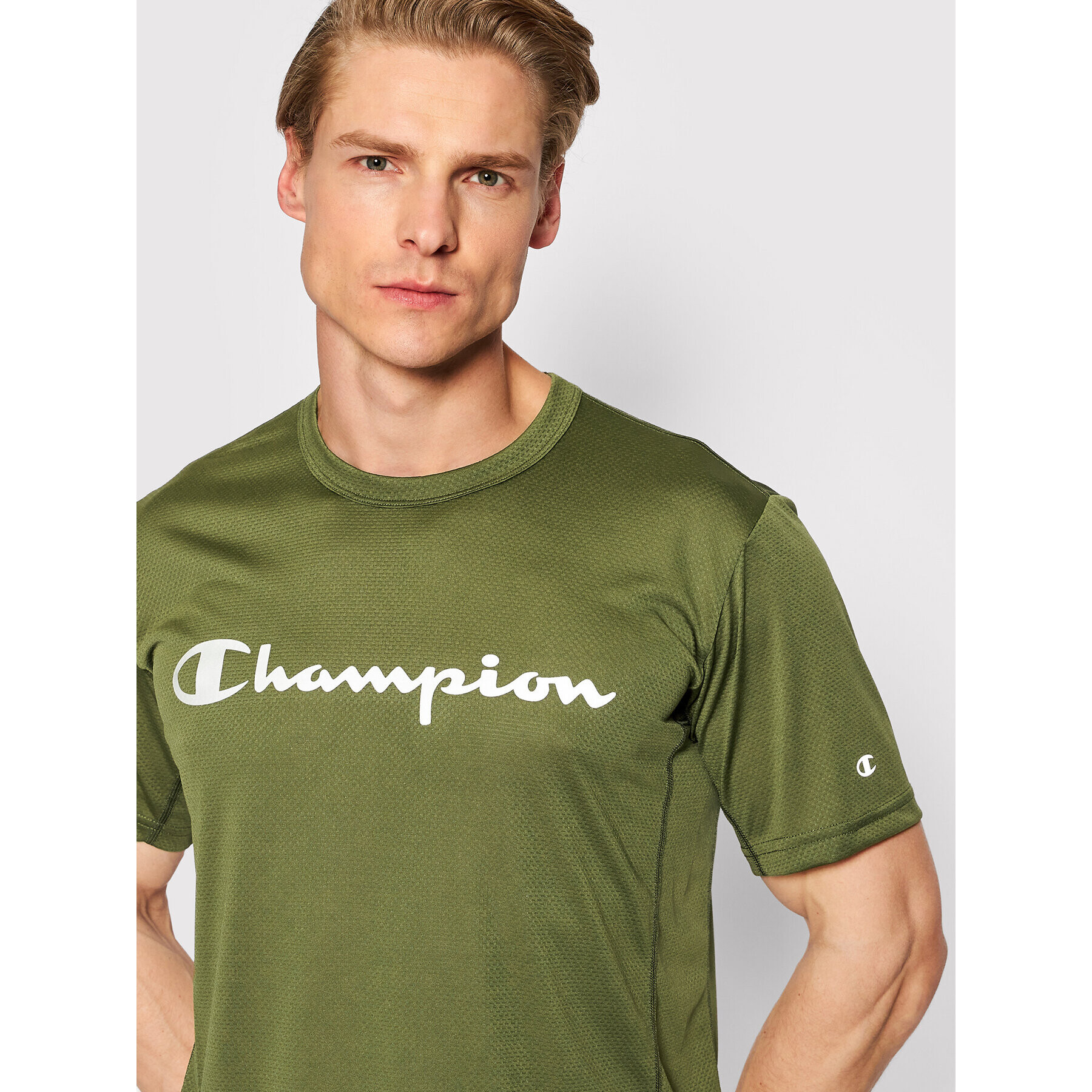 Champion Funkční tričko 217090 Zelená Athletic Fit - Pepit.cz