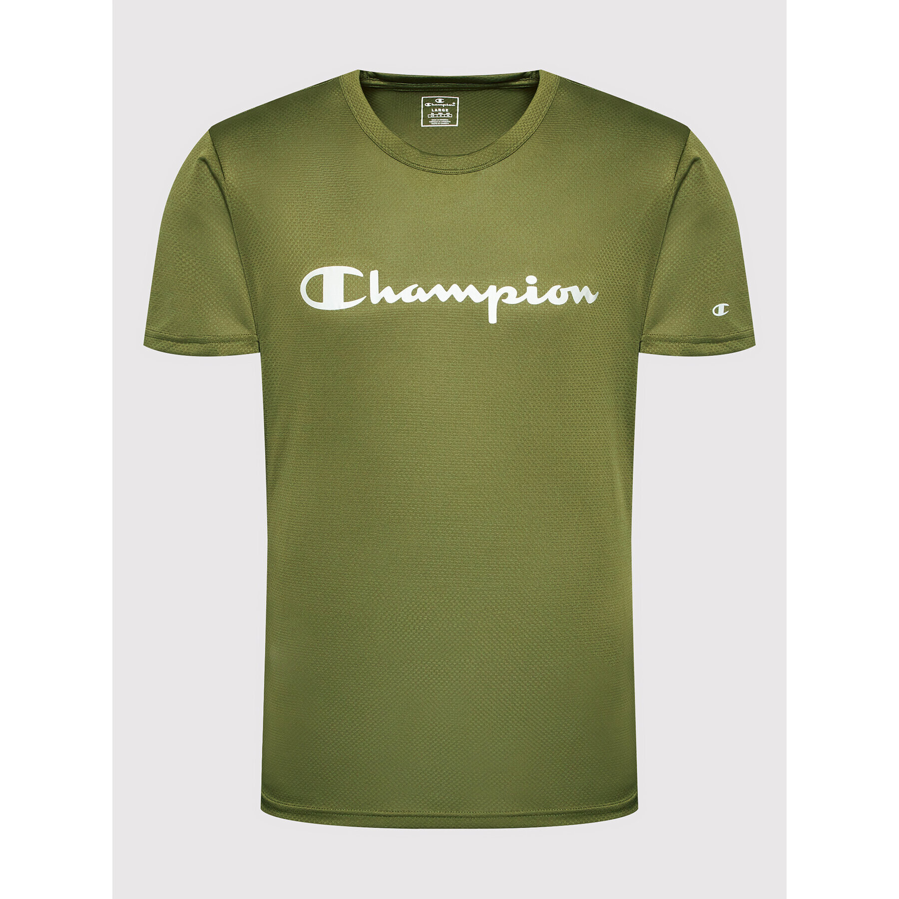 Champion Funkční tričko 217090 Zelená Athletic Fit - Pepit.cz