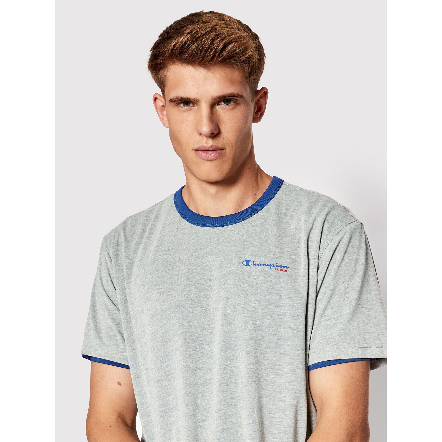 Champion Funkční tričko Reversible 217127 Šedá Athletic Fit - Pepit.cz