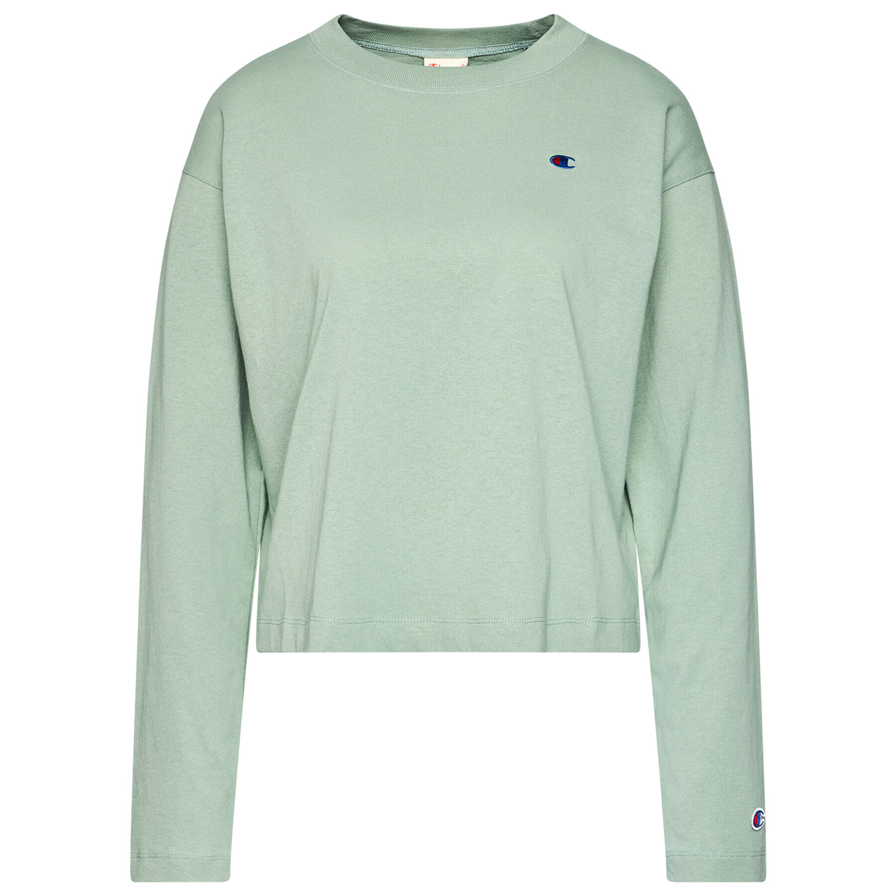 Champion Halenka Crewneck 113365 Zelená Relaxed Fit - Pepit.cz