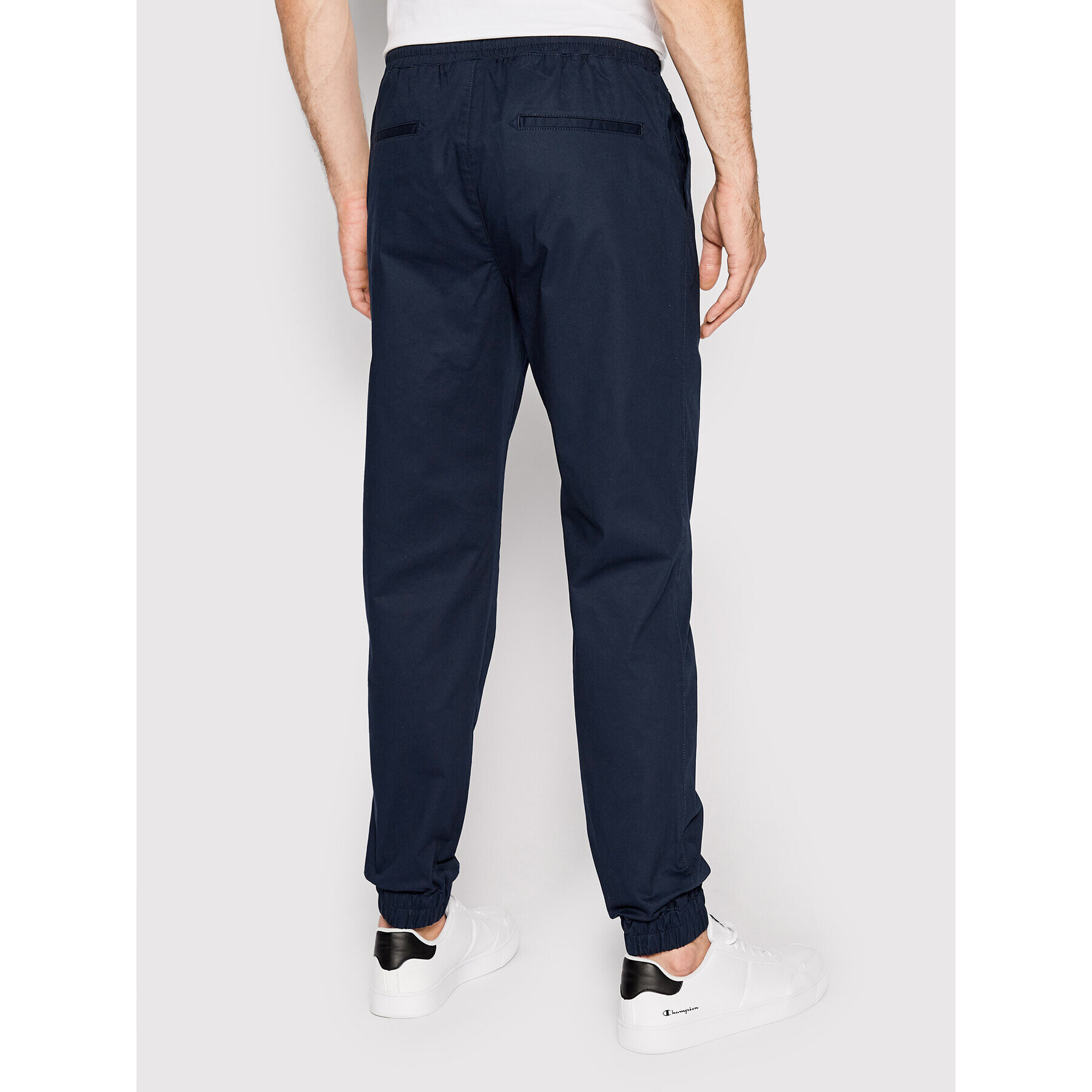 Champion Joggers kalhoty Twill Cuffed 214366 Tmavomodrá Slim Fit - Pepit.cz