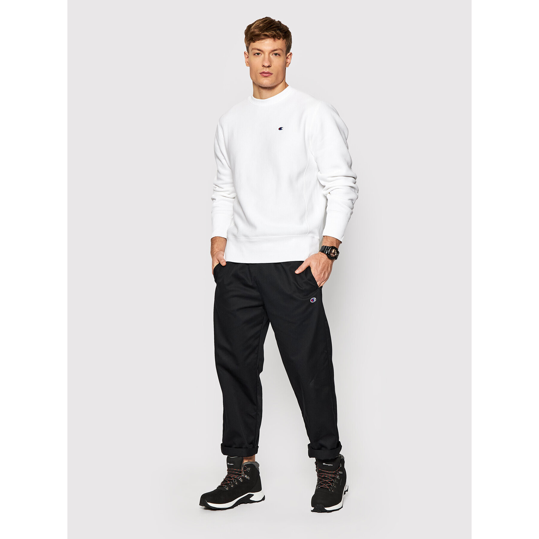 Champion Kalhoty z materiálu 216544 Černá Regular Fit - Pepit.cz