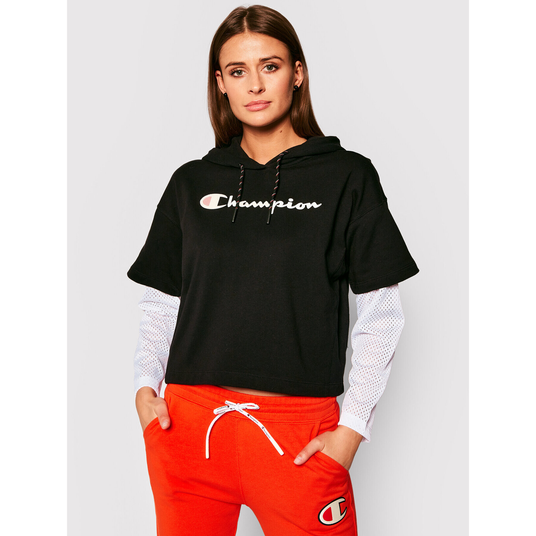 Champion Mikina 112890 Černá Regular Fit - Pepit.cz