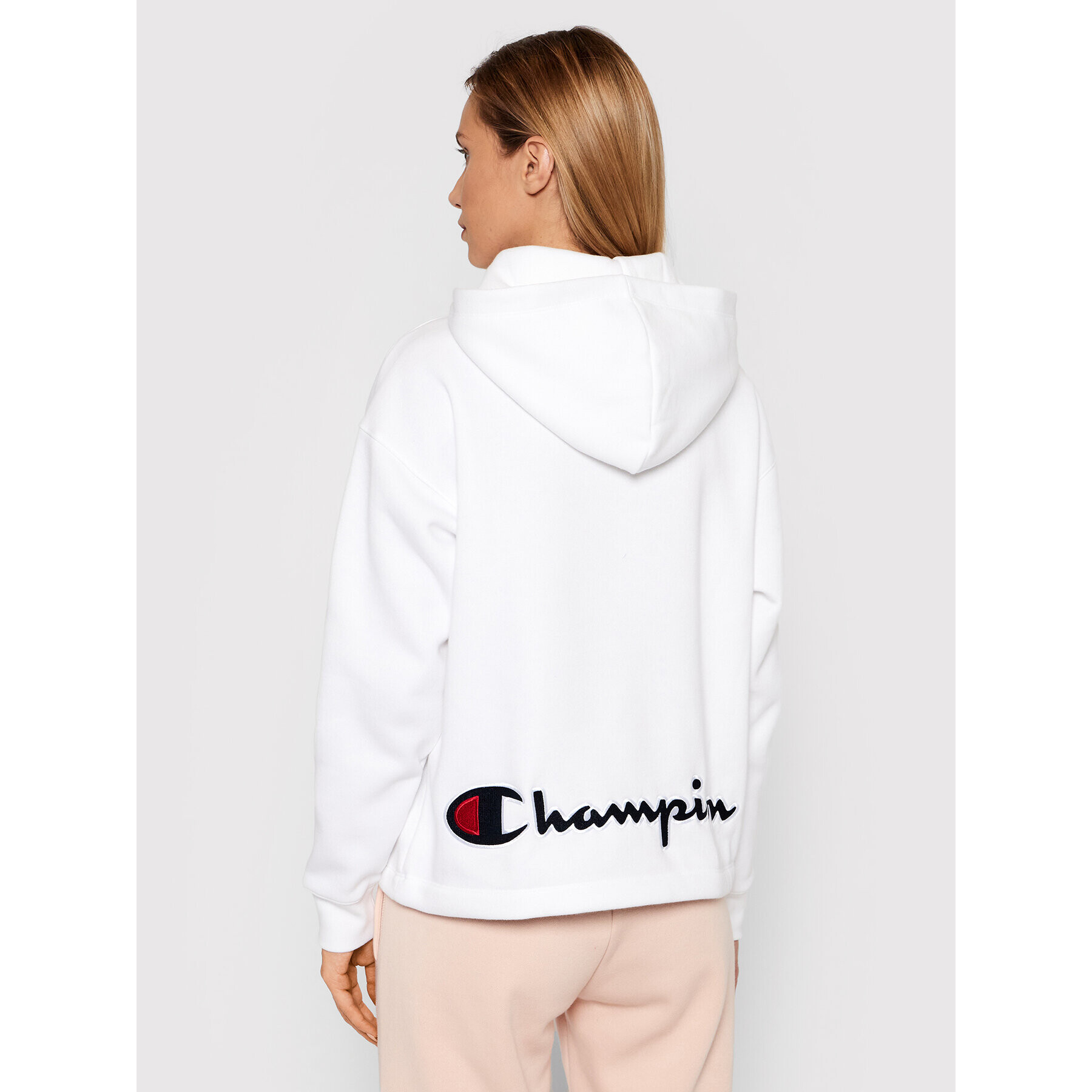 Champion Mikina 114463 Bílá Regular Fit - Pepit.cz