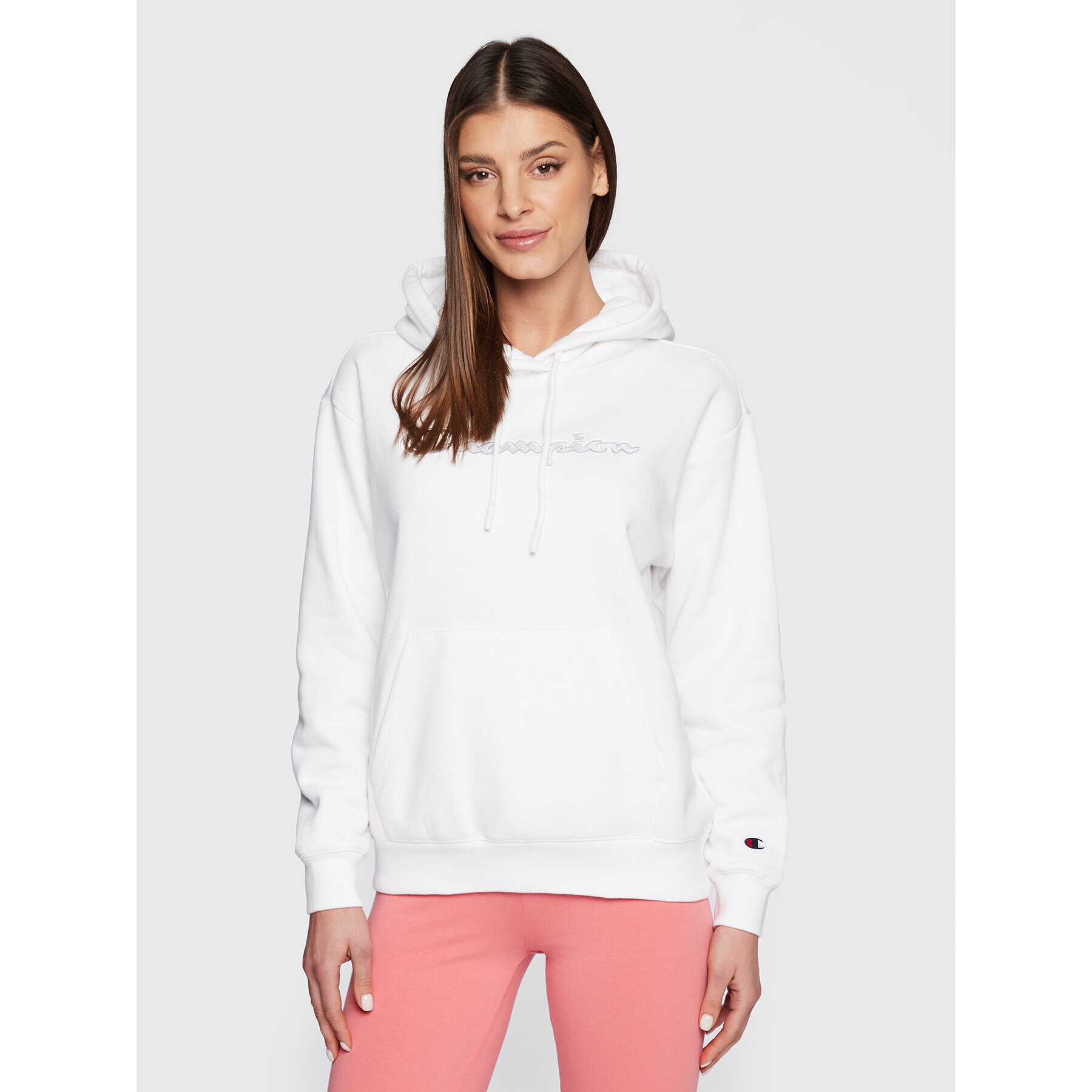 Champion Mikina 115477 Bílá Regular Fit - Pepit.cz