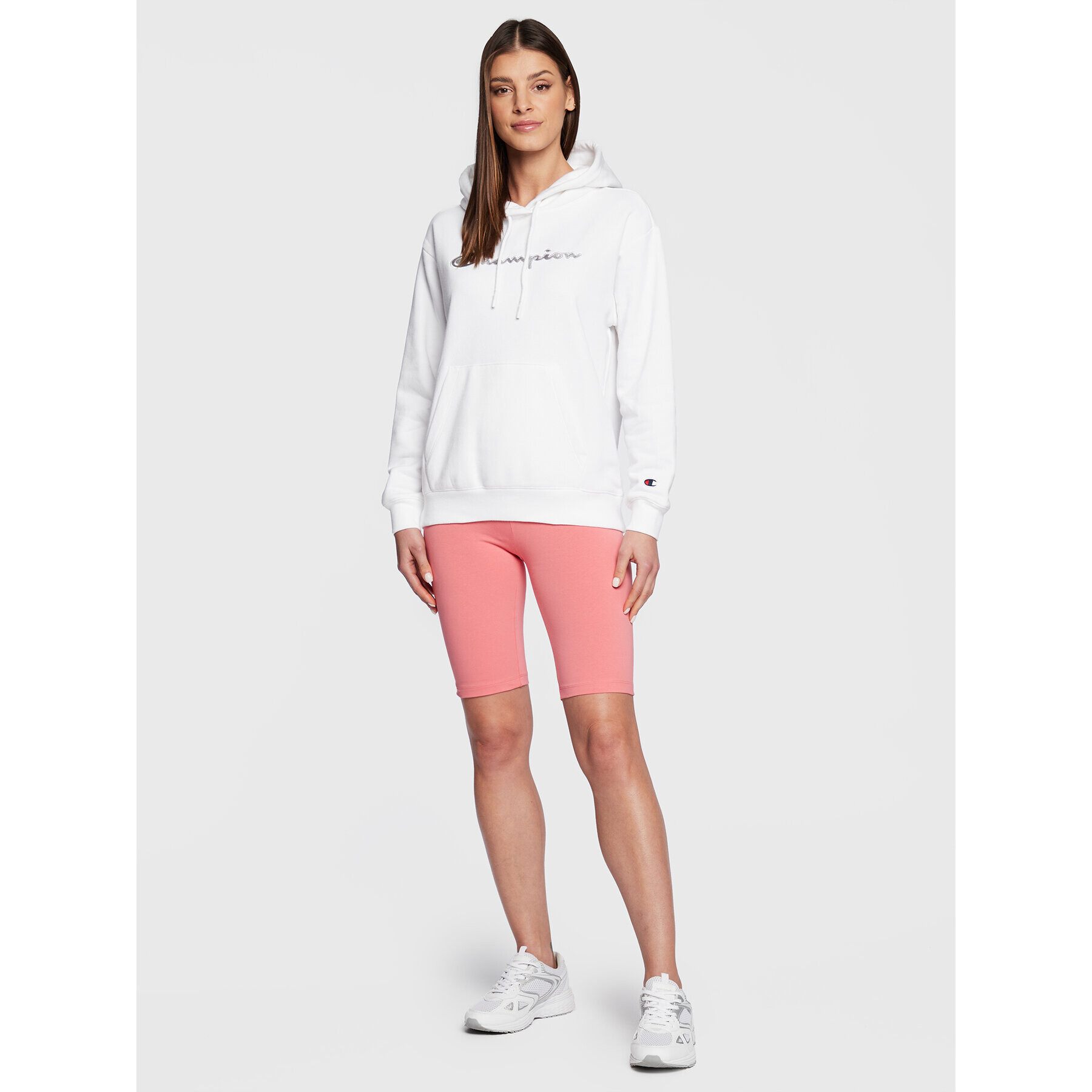 Champion Mikina 115477 Bílá Regular Fit - Pepit.cz