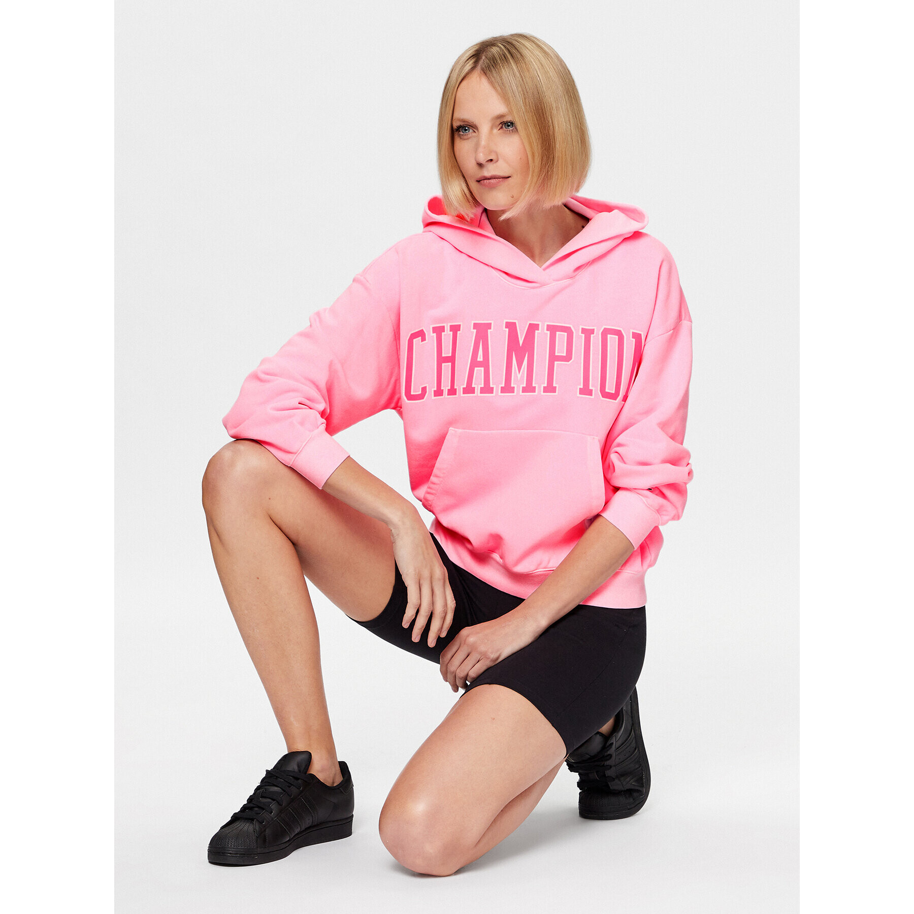 Champion Mikina 116079 Růžová Regular Fit - Pepit.cz