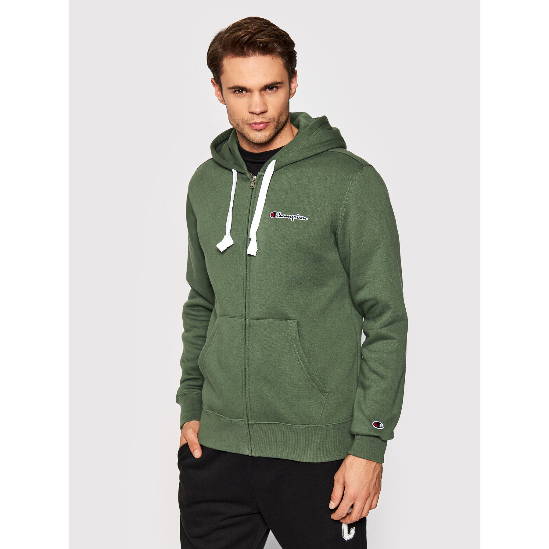 Champion Mikina 216477 Zelená Regular Fit - Pepit.cz